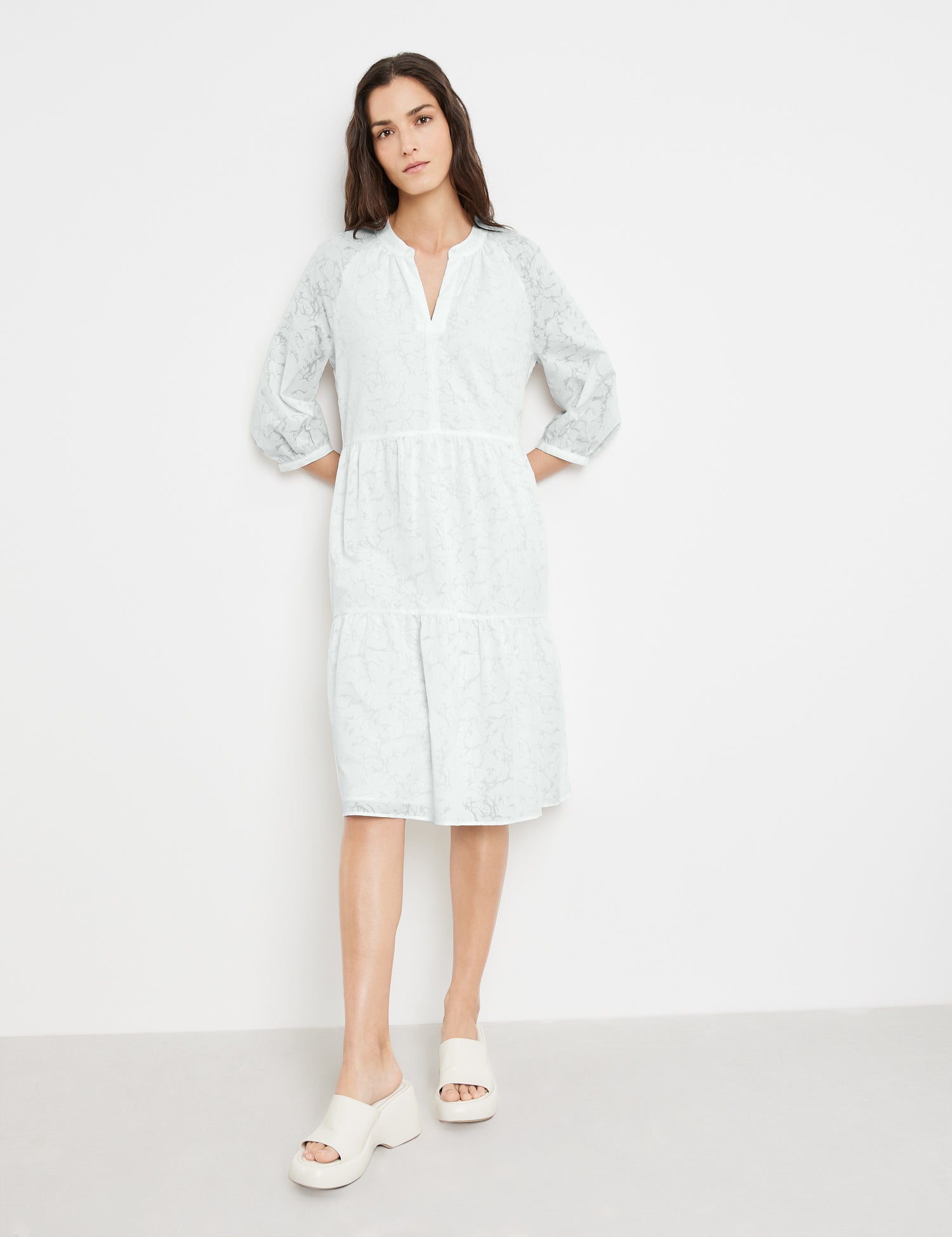 Devoré Effect A-Line Dress Gerry Weber