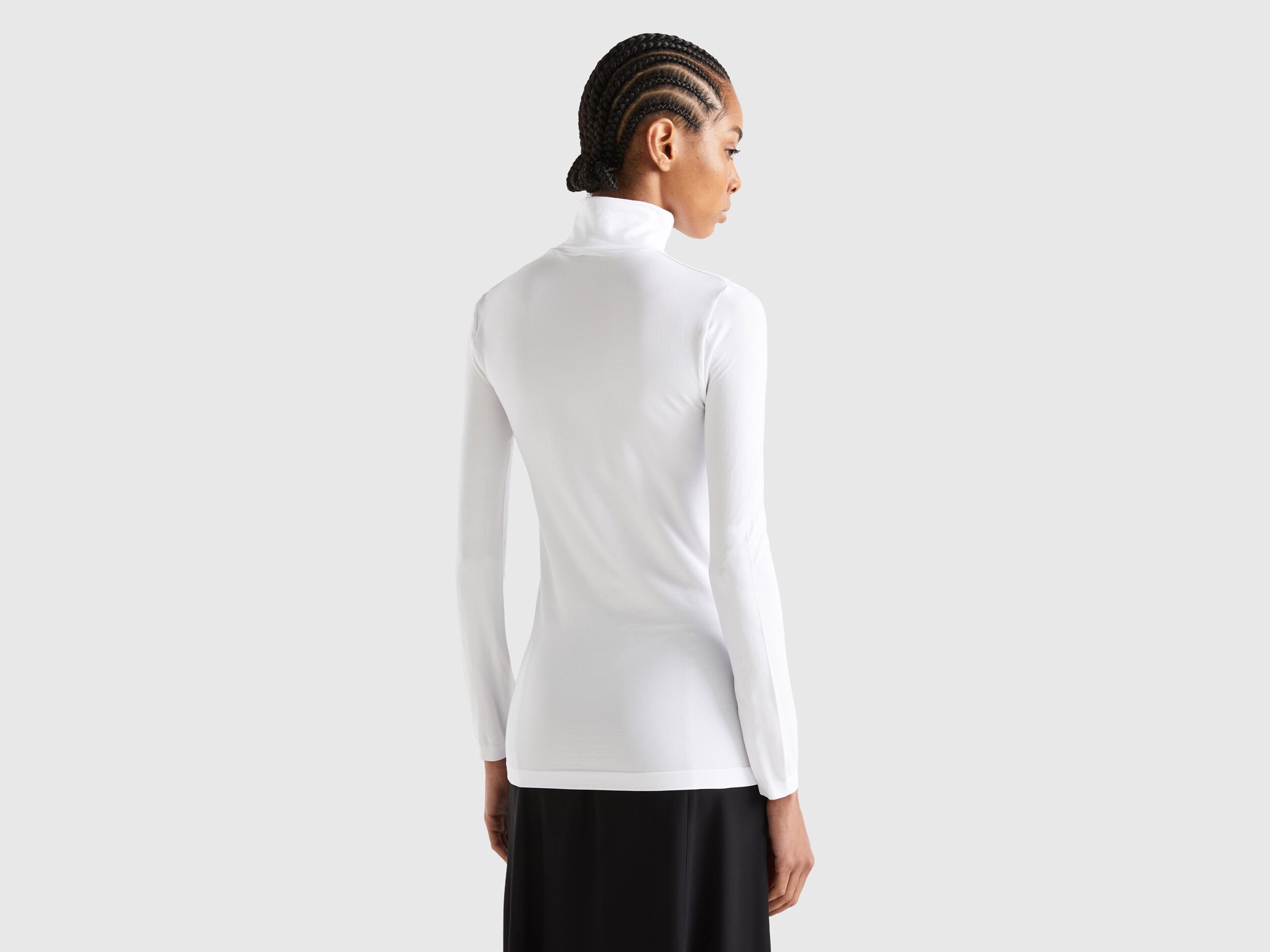 Stretch Turtleneck Pullover_1X1BD2240_101_02