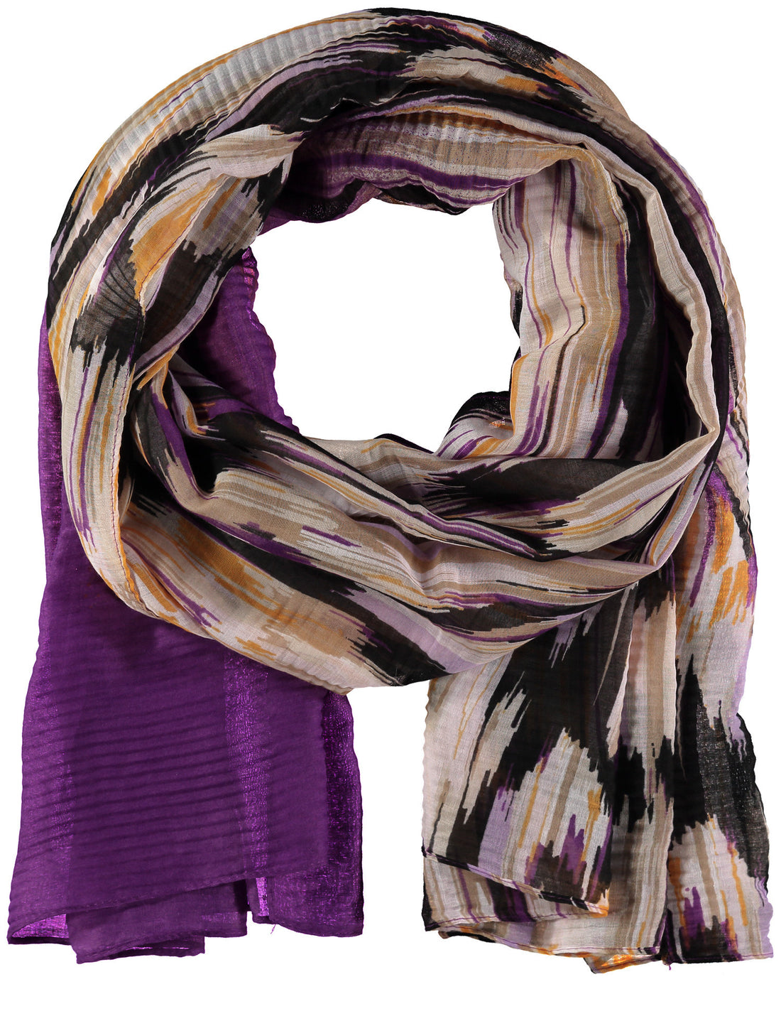 Patterned Scarf With Colour Graduation_02