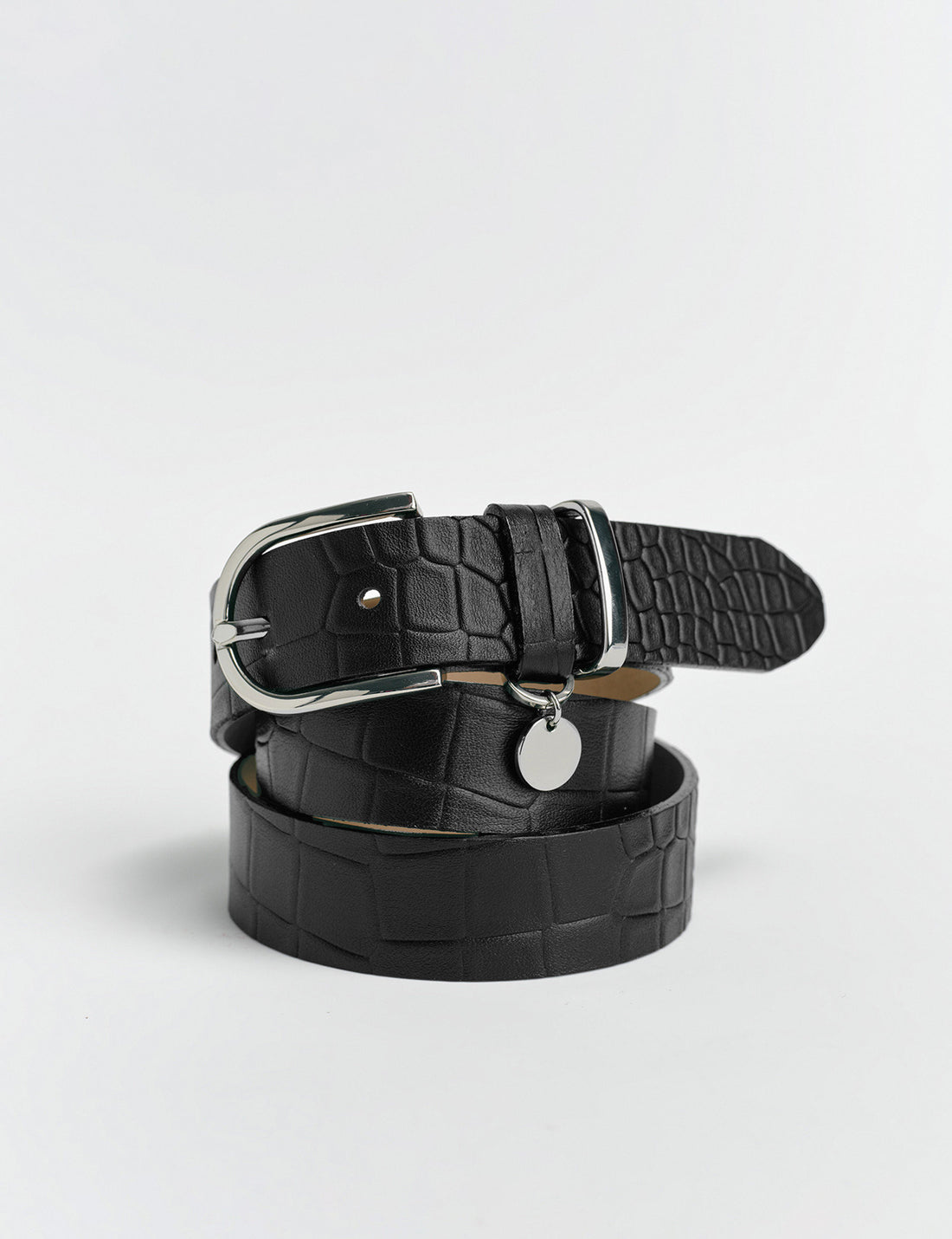 Mock Croc Leather Belt_201035-72040_11000_01