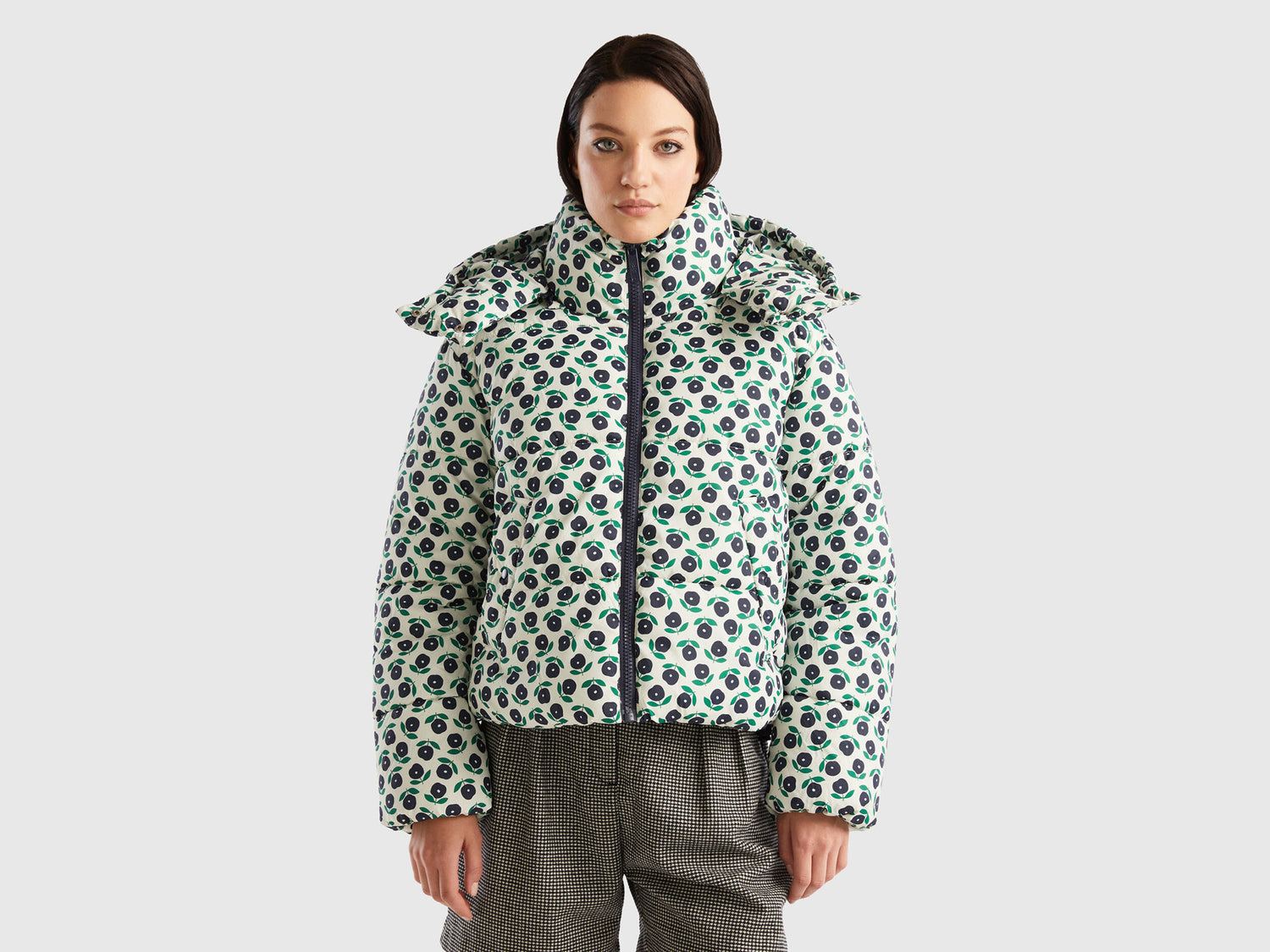 Padded Jacket With Flower Print_20RNDN03M_74Y_01