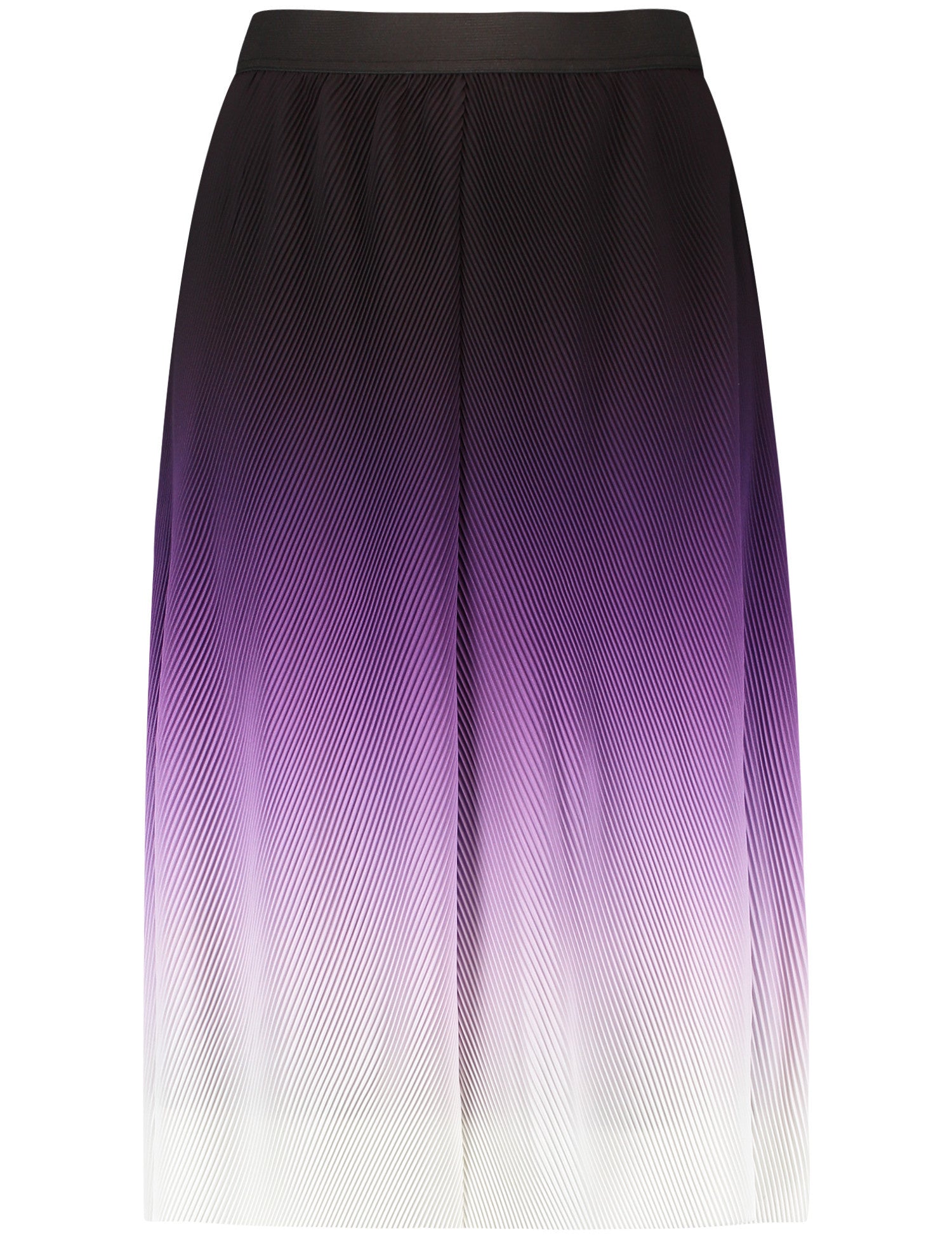 Pleated Skirt With Colour Gradiation And Elasticated Waistband_02