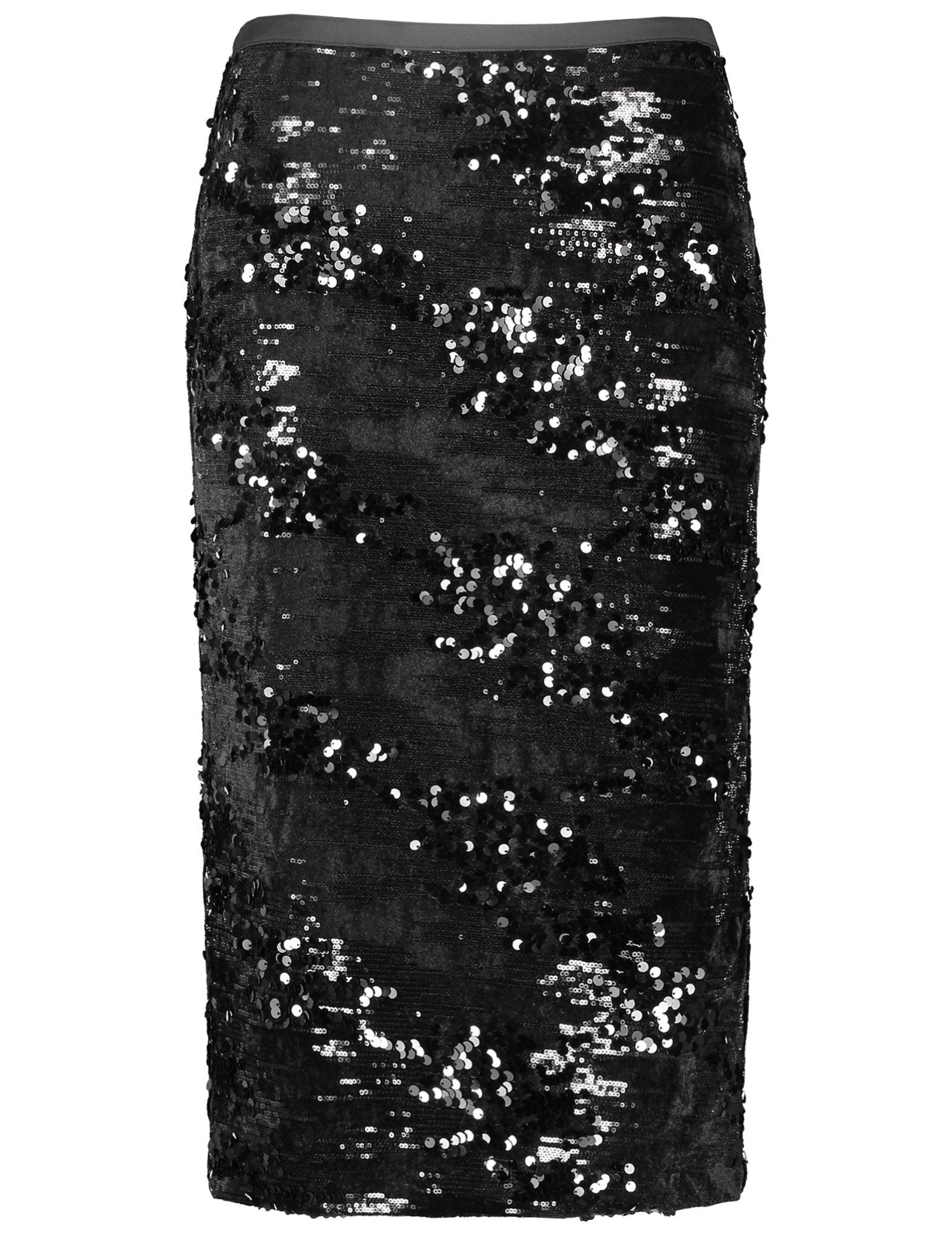 Pencil Skirt With Sequins And A Dividing Seam_210023-31529_11000_02