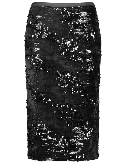 Pencil Skirt With Sequins And A Dividing Seam_210023-31529_11000_02
