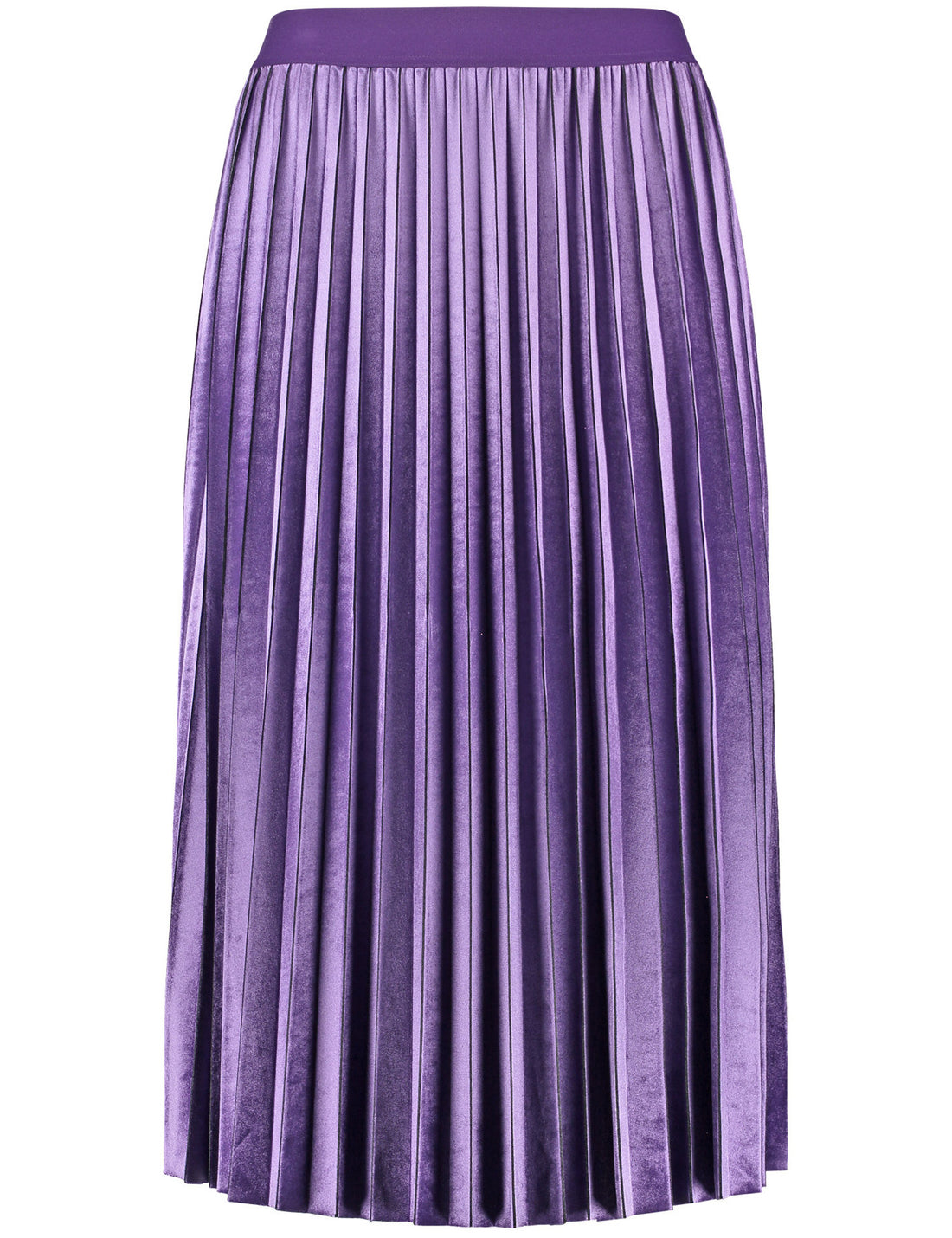 Pleated Skirt With A Subtle Shimmer And An Elasticated Waistband_210036-31531_30909_02