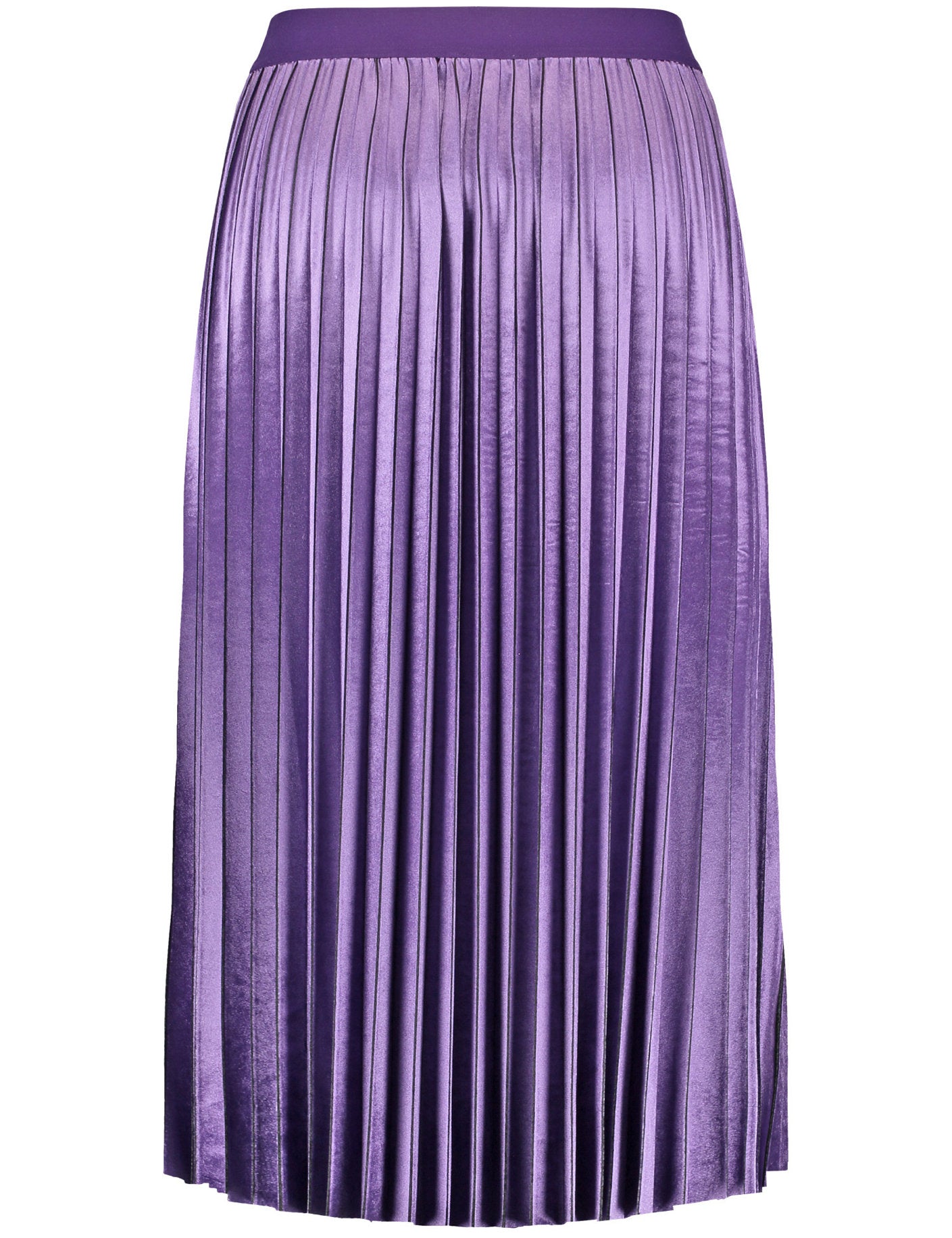 Pleated Skirt With A Subtle Shimmer And An Elasticated Waistband_210036-31531_30909_03