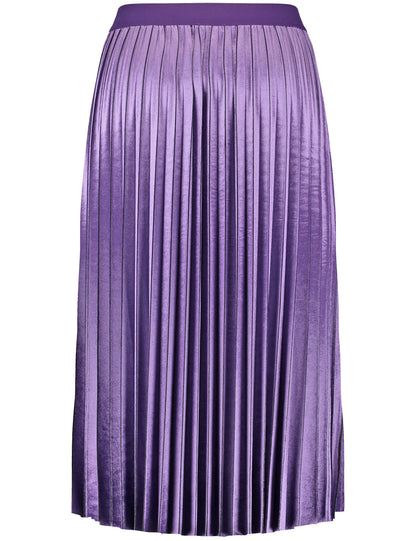 Pleated Skirt With A Subtle Shimmer And An Elasticated Waistband_210036-31531_30909_03