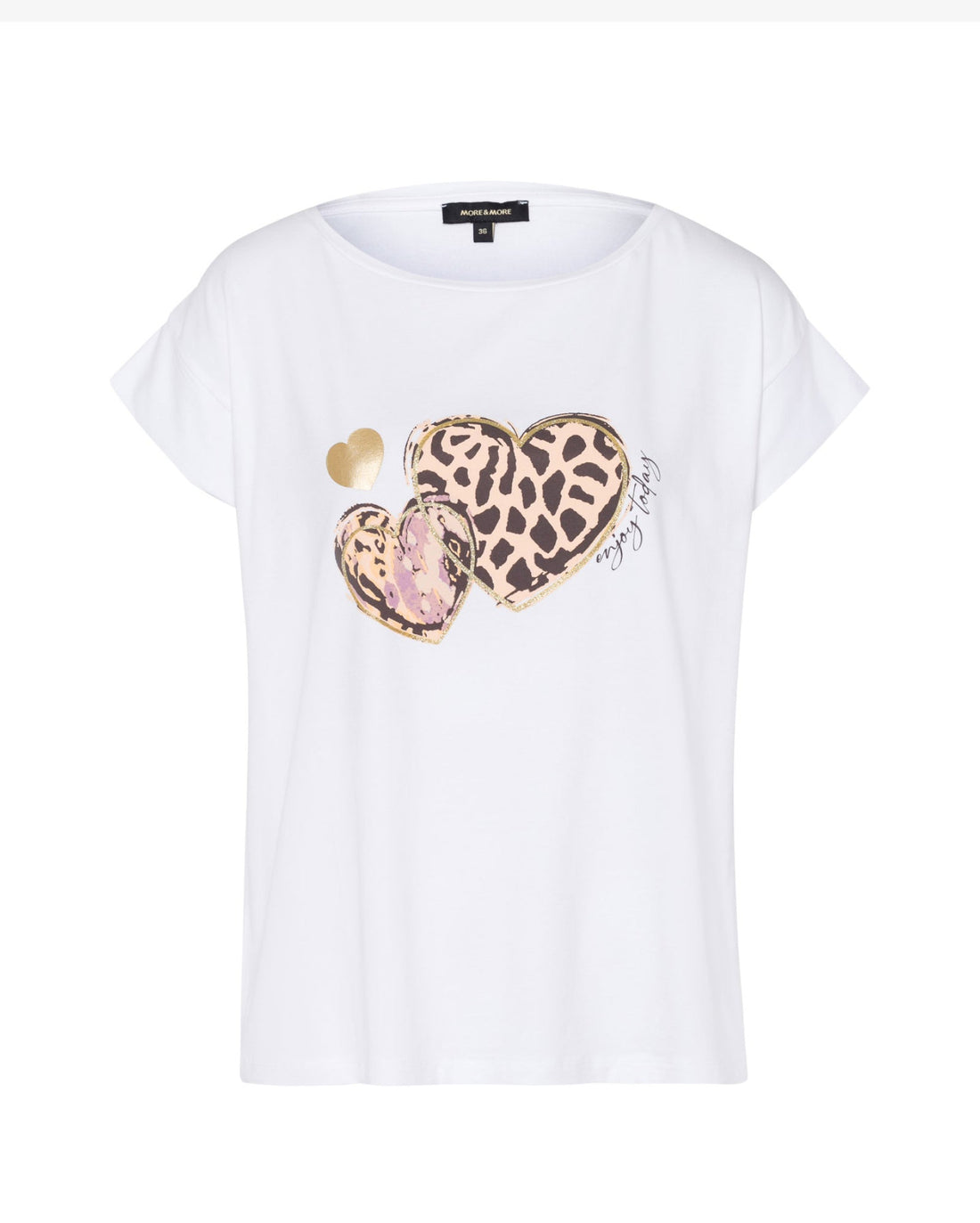 T-Shirt With Heart Print