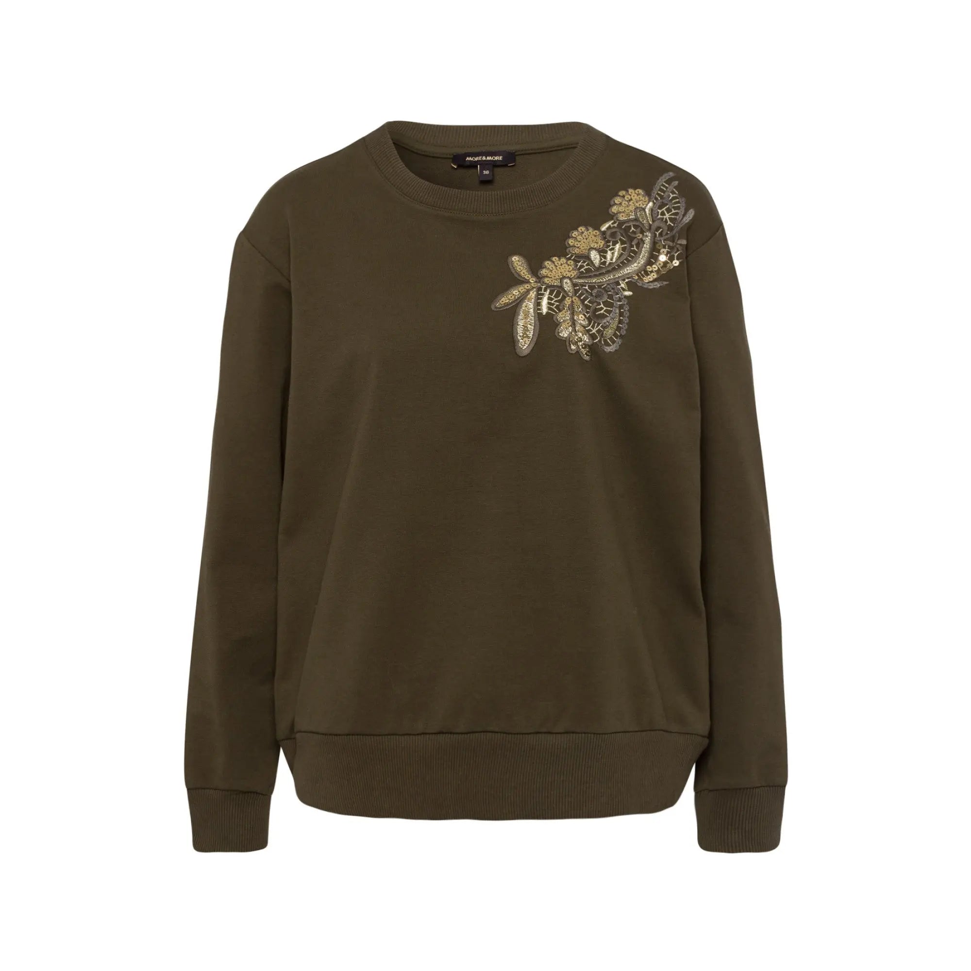 Sweatshirt With Sequins - BEVAVA
