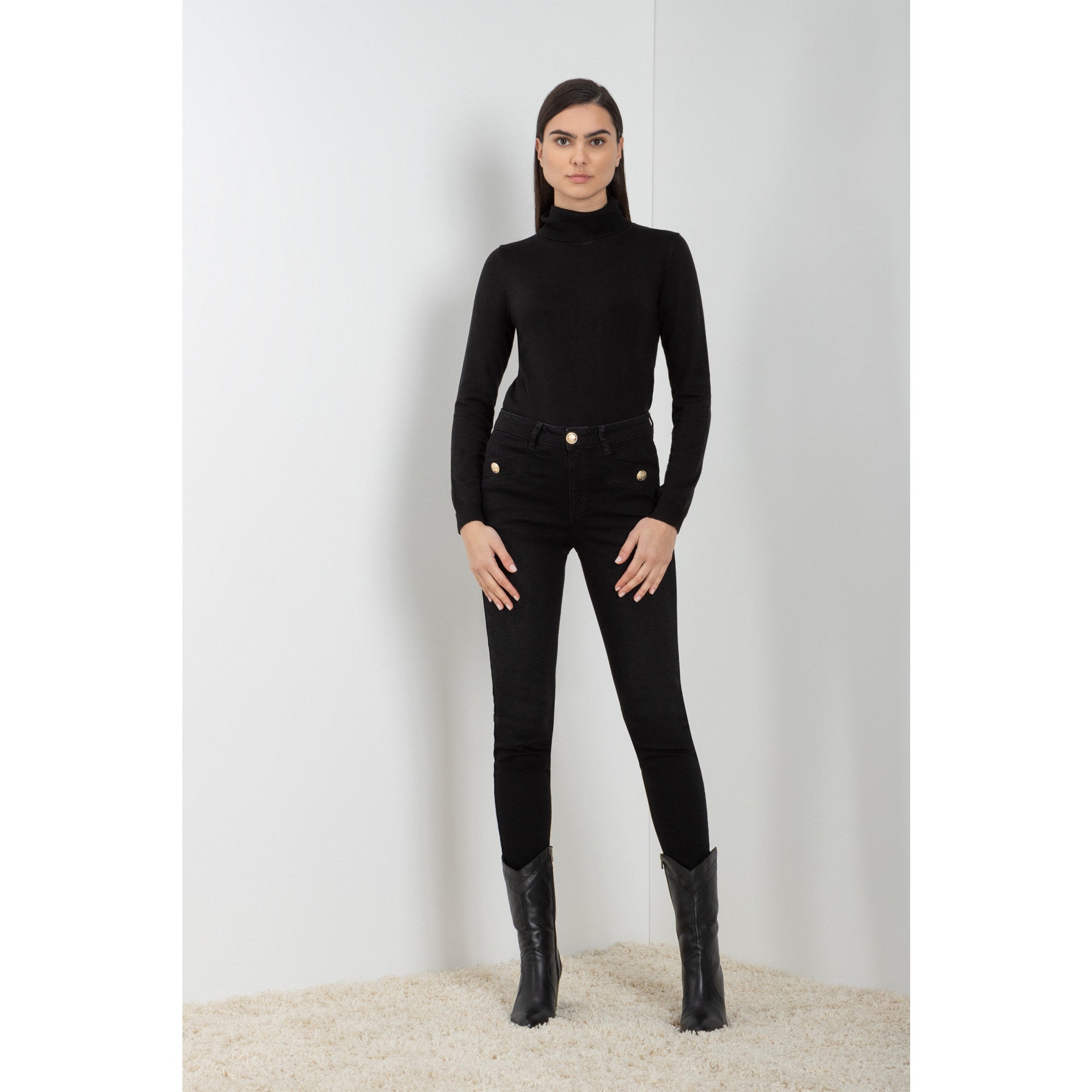 Slim Black Denim More &amp; More