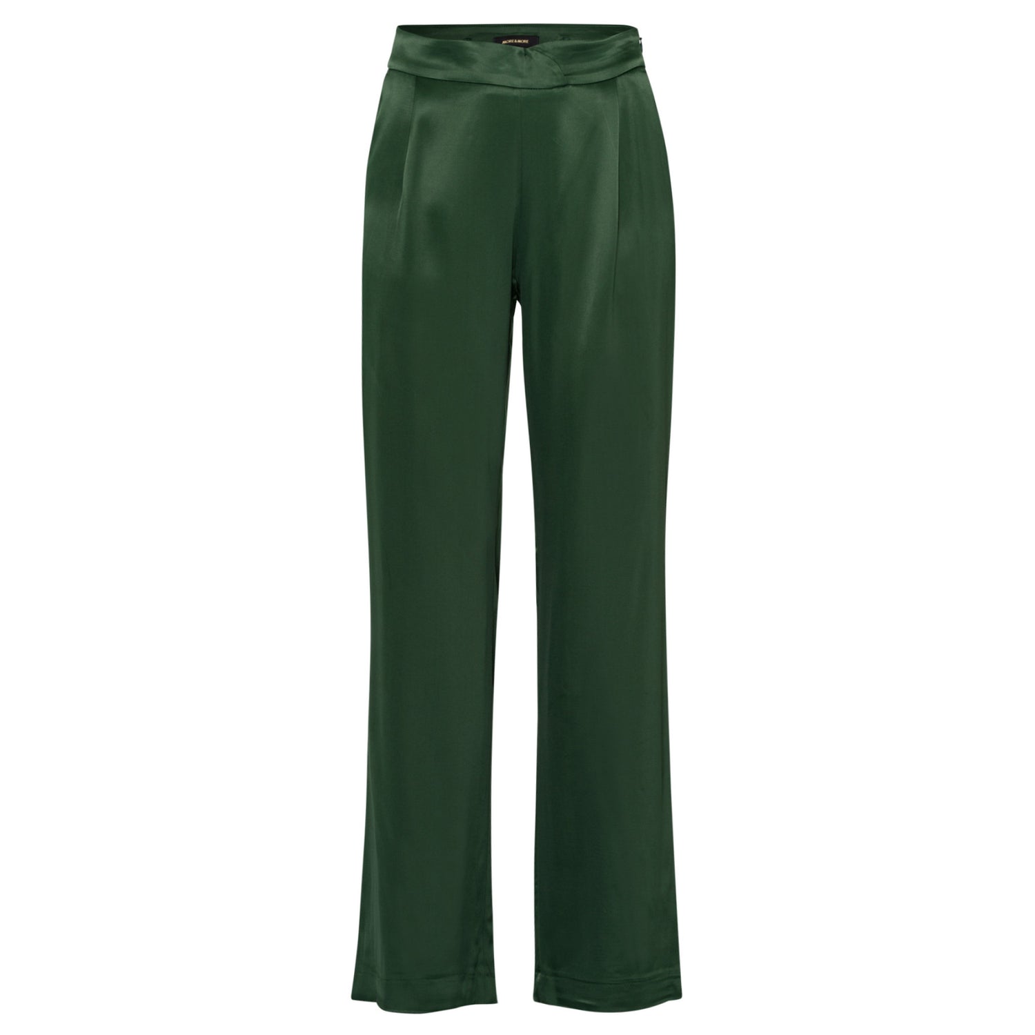 Frosted Green Wide Satin Trousers