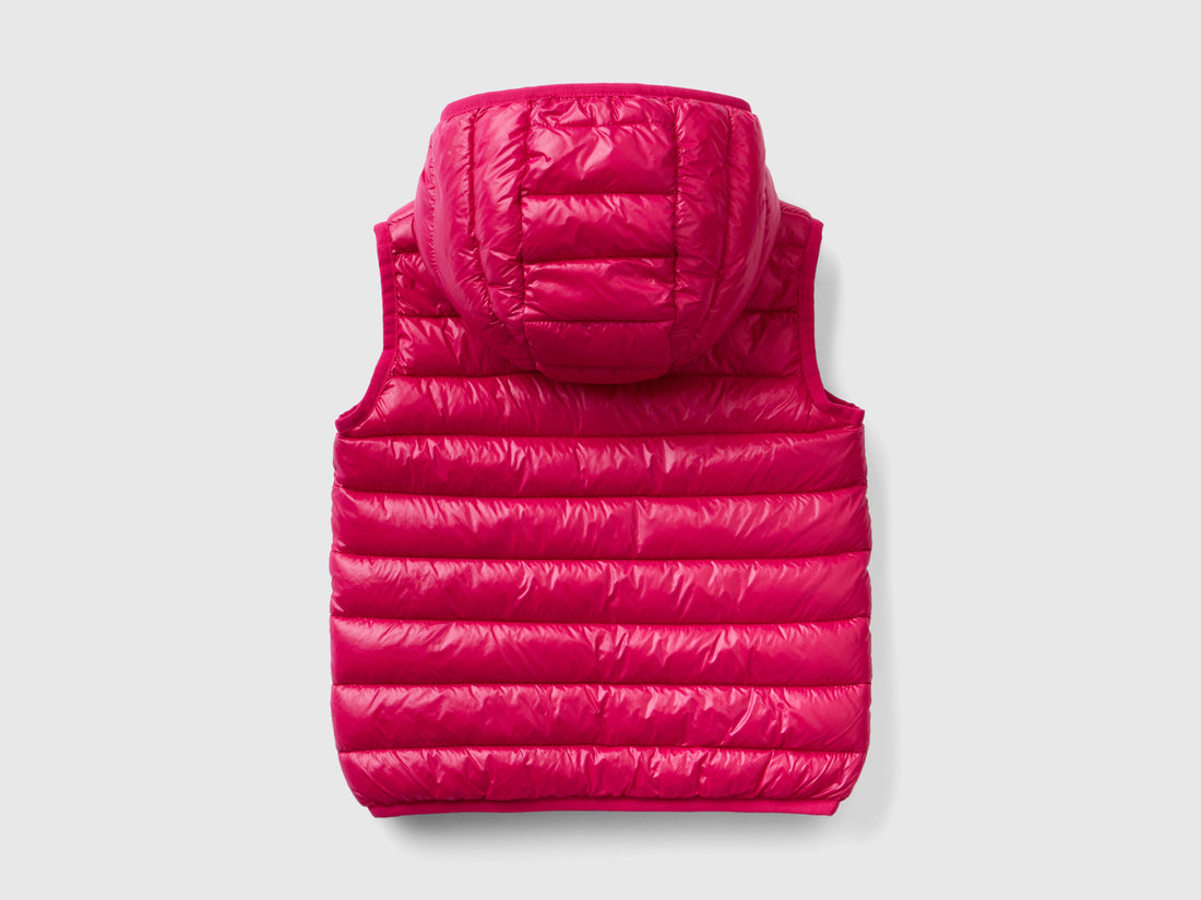 Padded Vest With Hood
