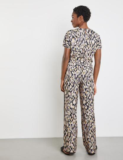 Patterned Slip-On Trousers_06