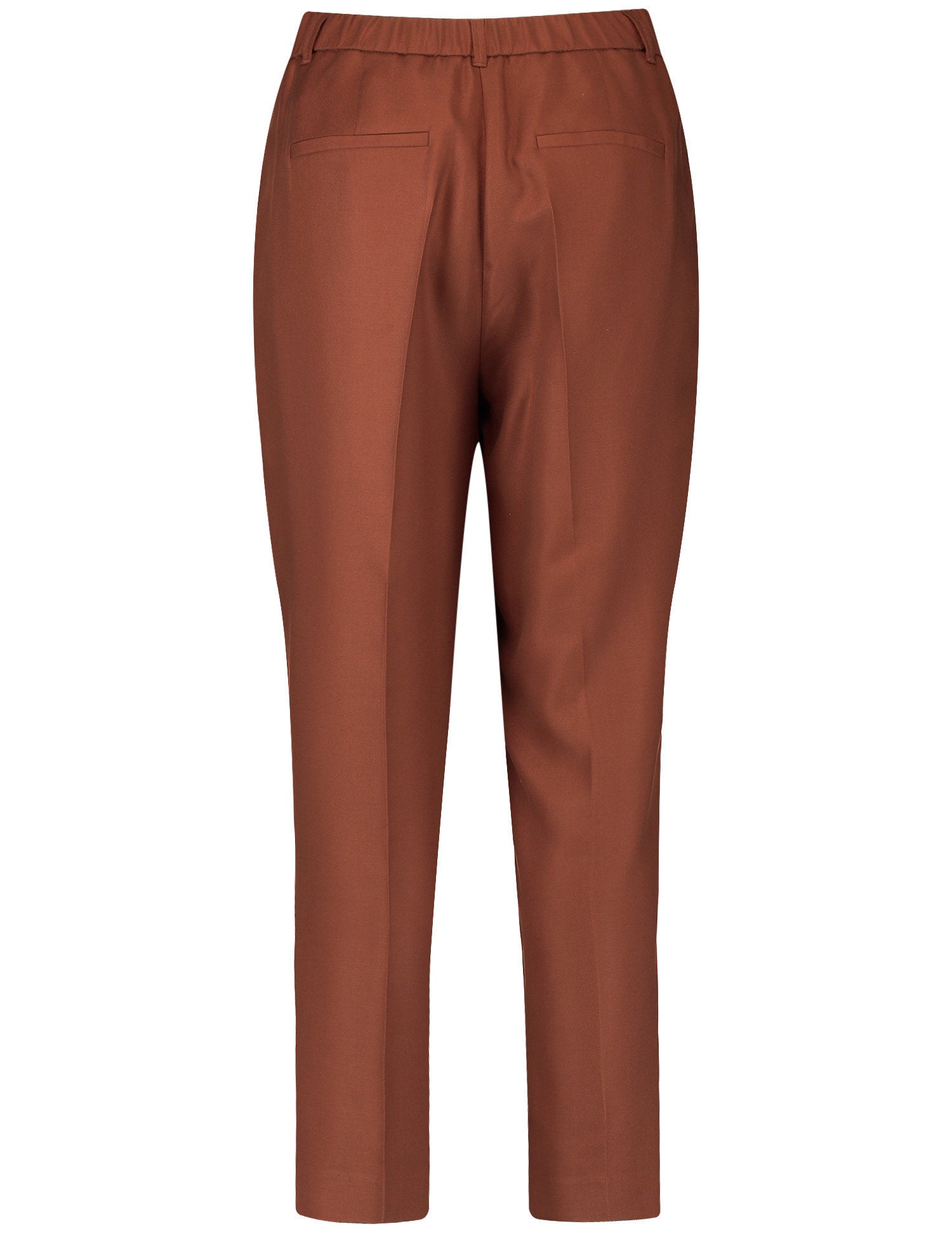 7/8 Length Trousers With An Elasticated Waistband On The Back_220006-31211_60703_03
