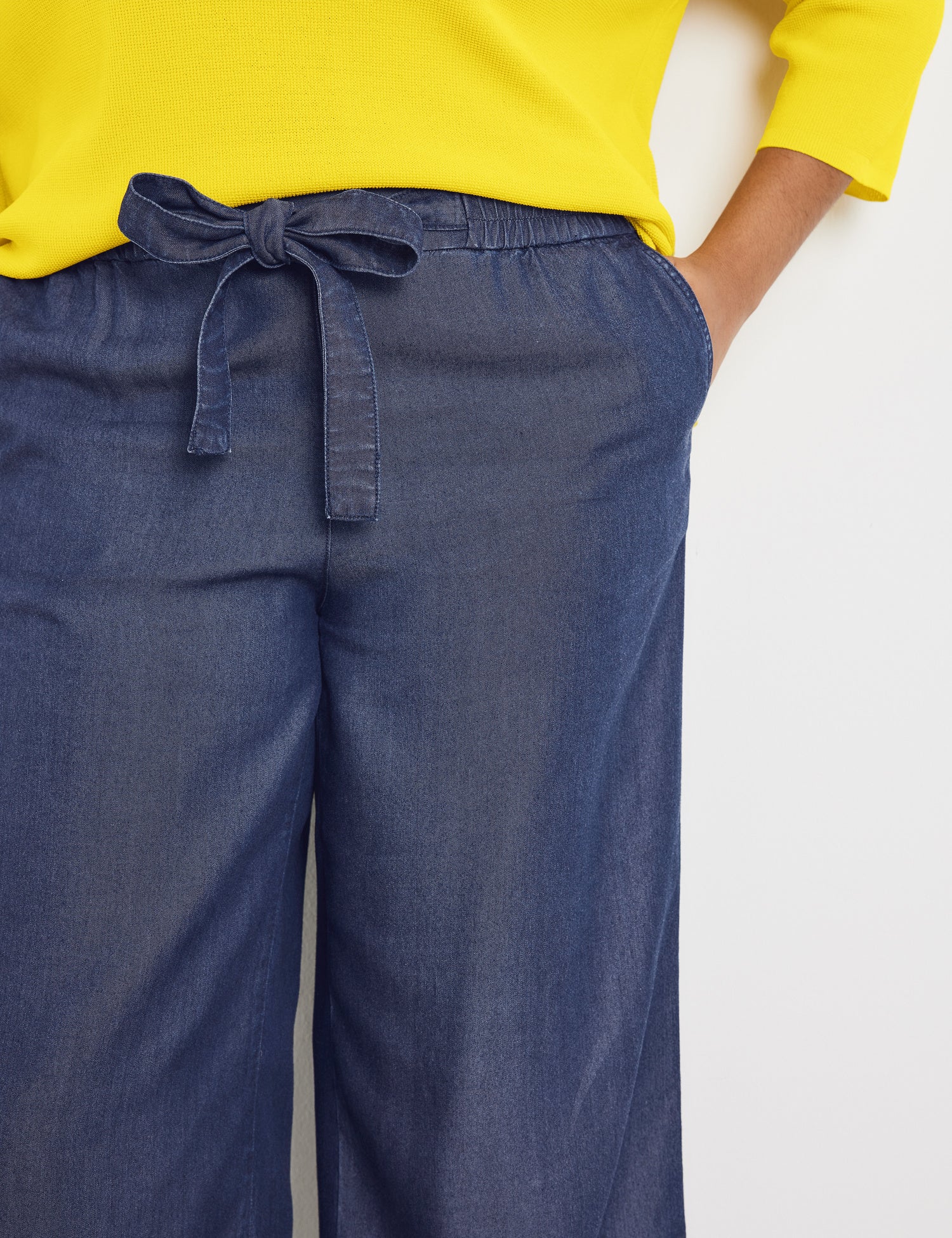 Denim-Look Culottes With A Subtle Shimmer, Lotta