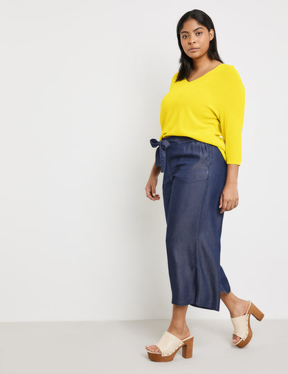 Denim-Look Culottes With A Subtle Shimmer, Lotta