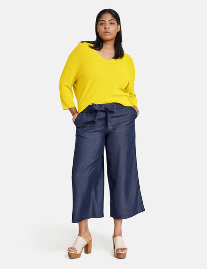 Denim-Look Culottes With A Subtle Shimmer, Lotta