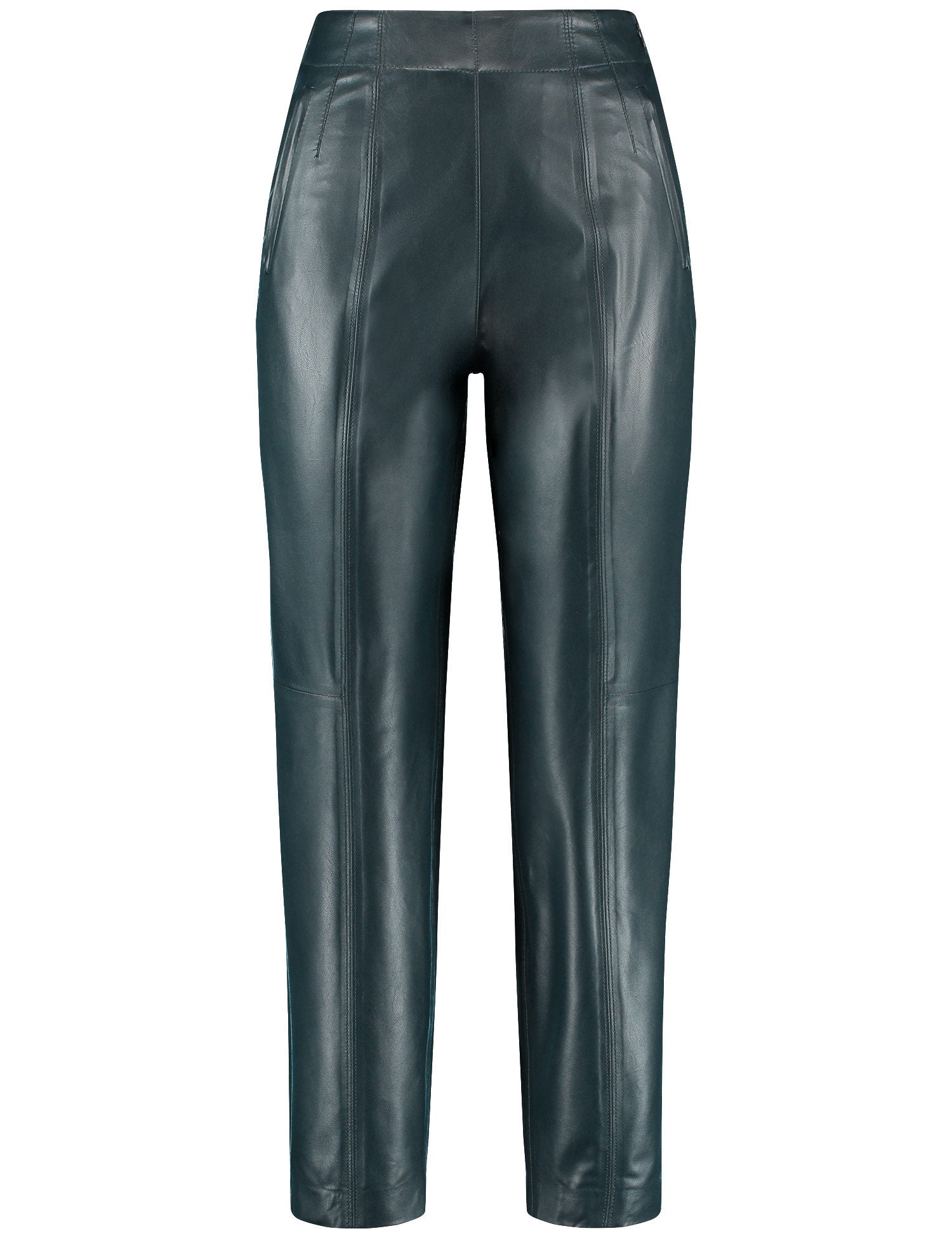 Fashionable 7-8-Length Faux Leather Trousers_220031-31223_50939_01