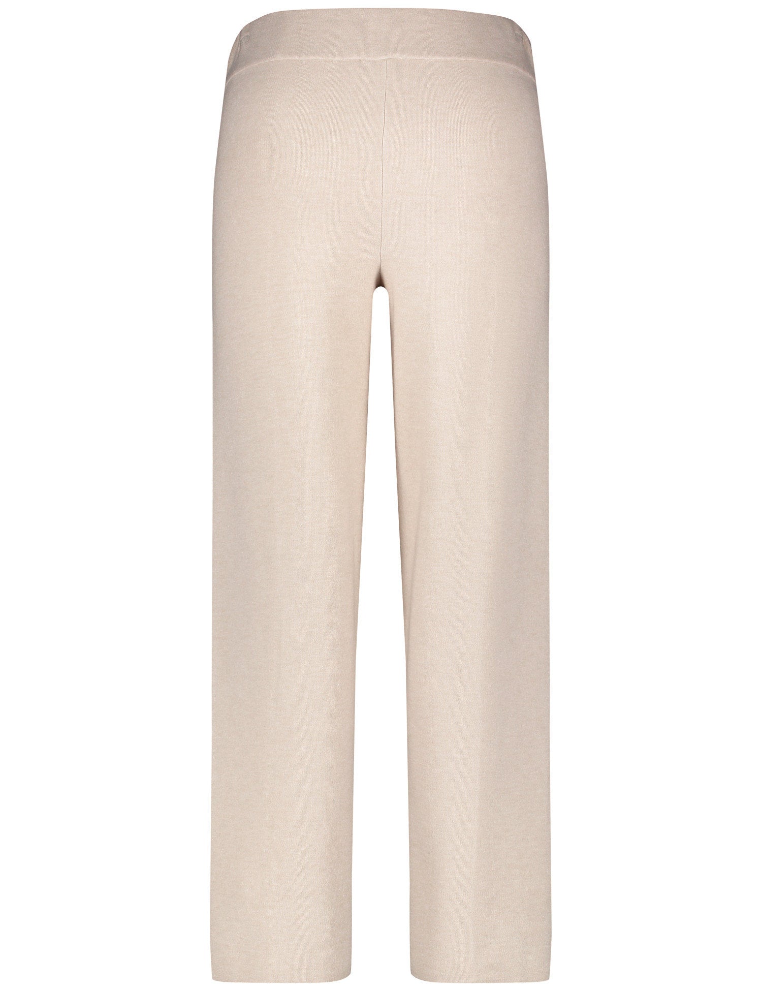 Beige Dress Trousers With Center Pleat_220032-35708_905440_02