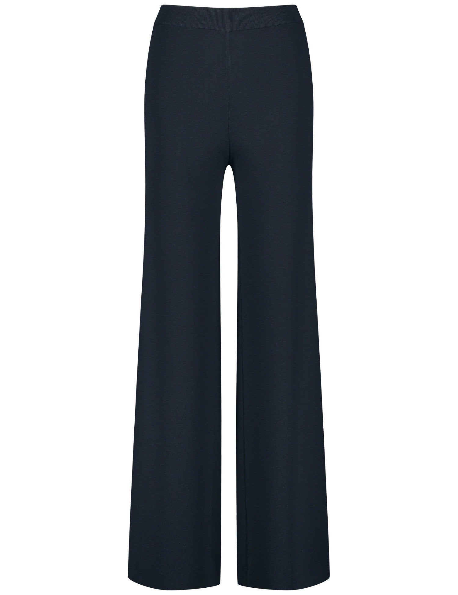 Comfortable Knitted Trousers With A Wide Leg_222199-44740_80890_02