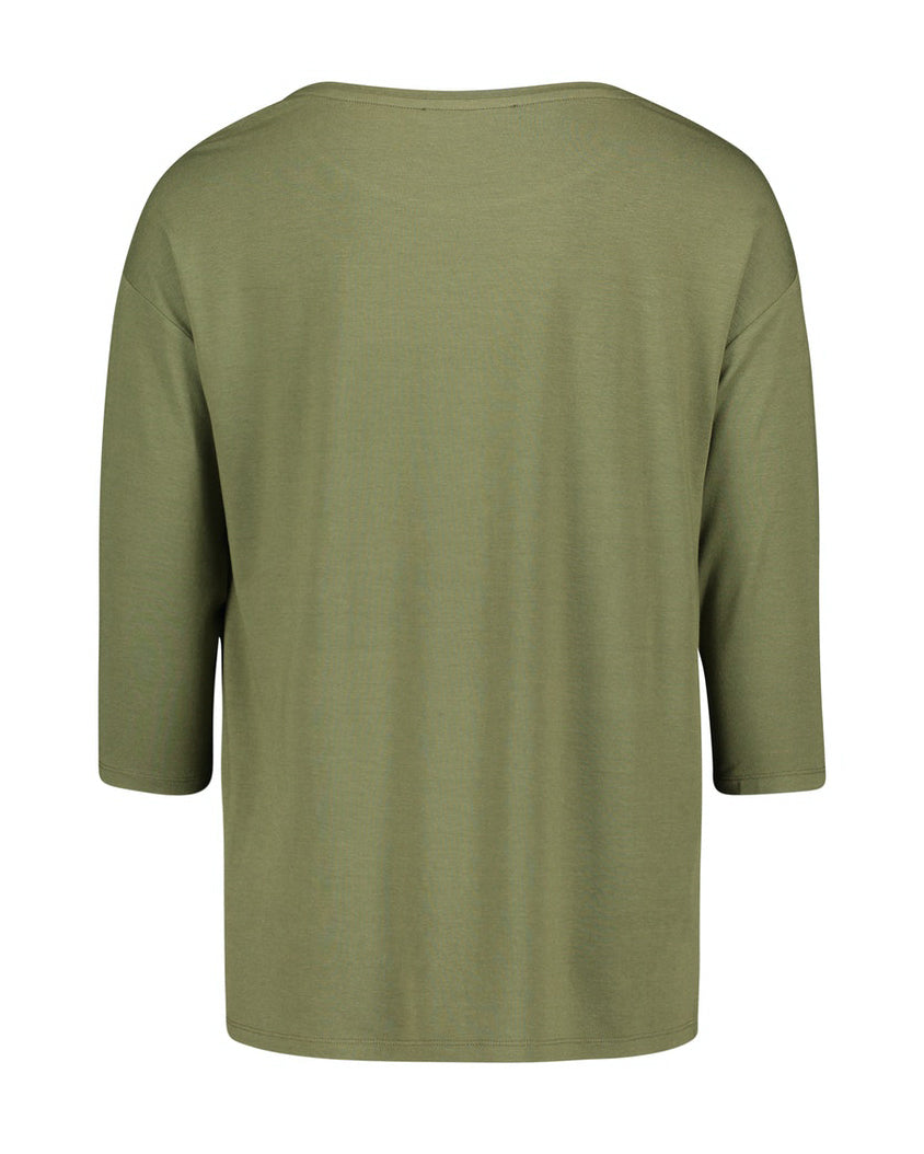Kaki Shirt Long 3/4 Sleeve