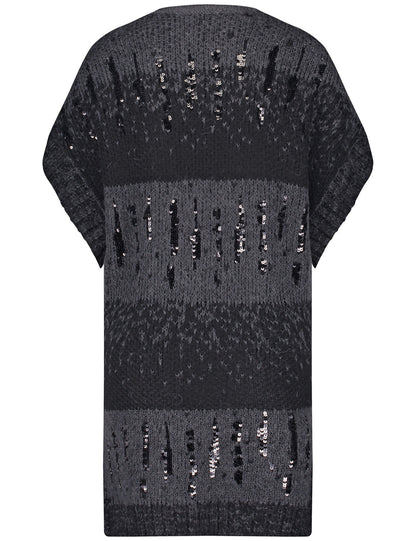 Long Cardigan With Short Sleeves And Sequin Embellishment_230055-35734_2010_03