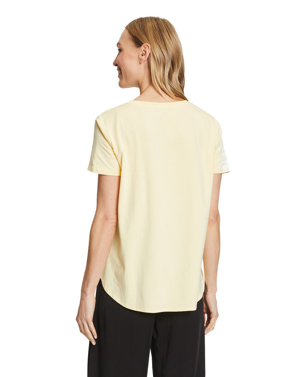 Yellow Shirt Long 1/2 Sleeve