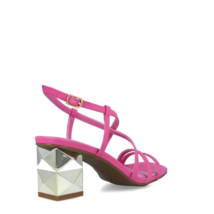 Pink High-Heel Sandals