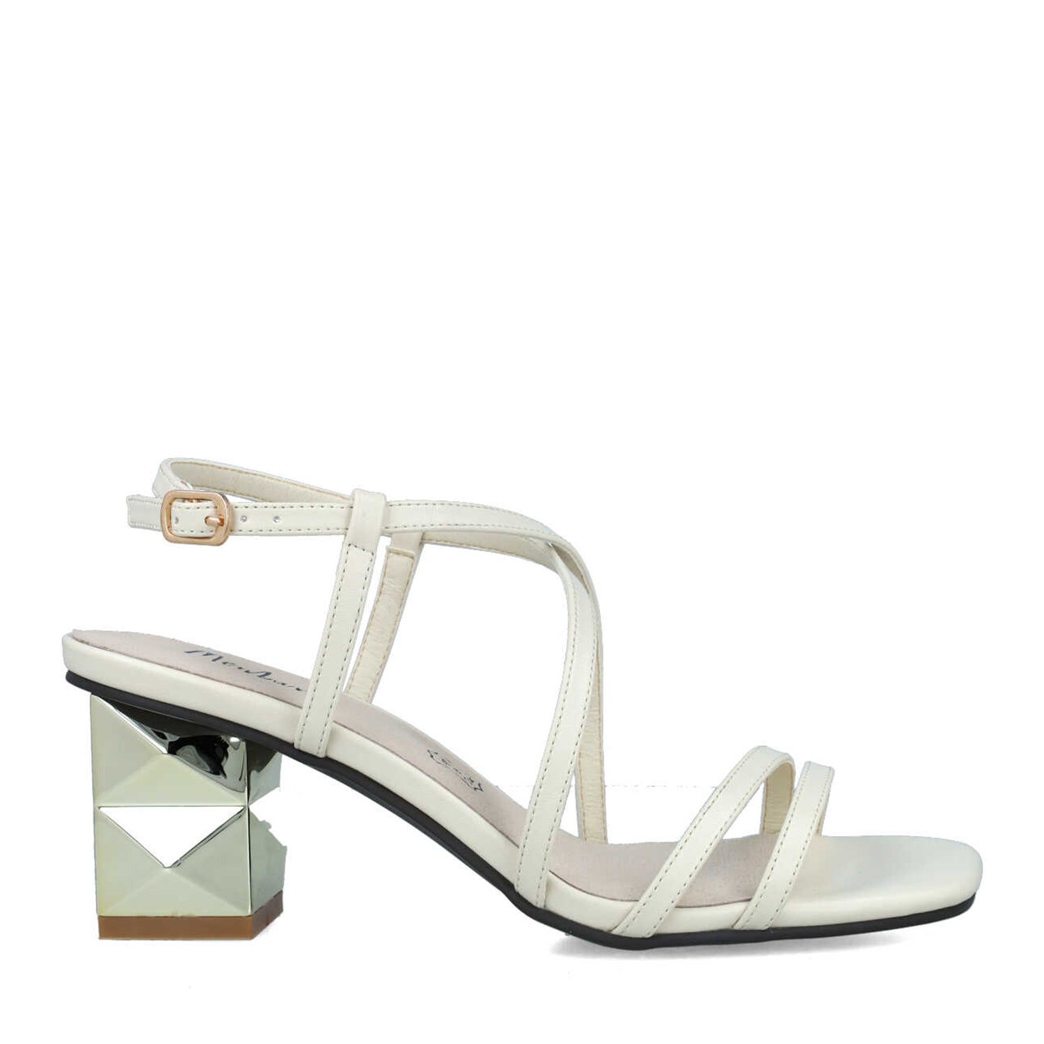 White High-Heel Sandals