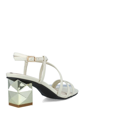 White High-Heel Sandals