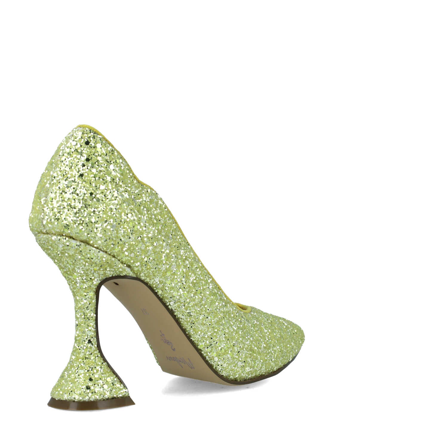 Light Green Embellished Pumps