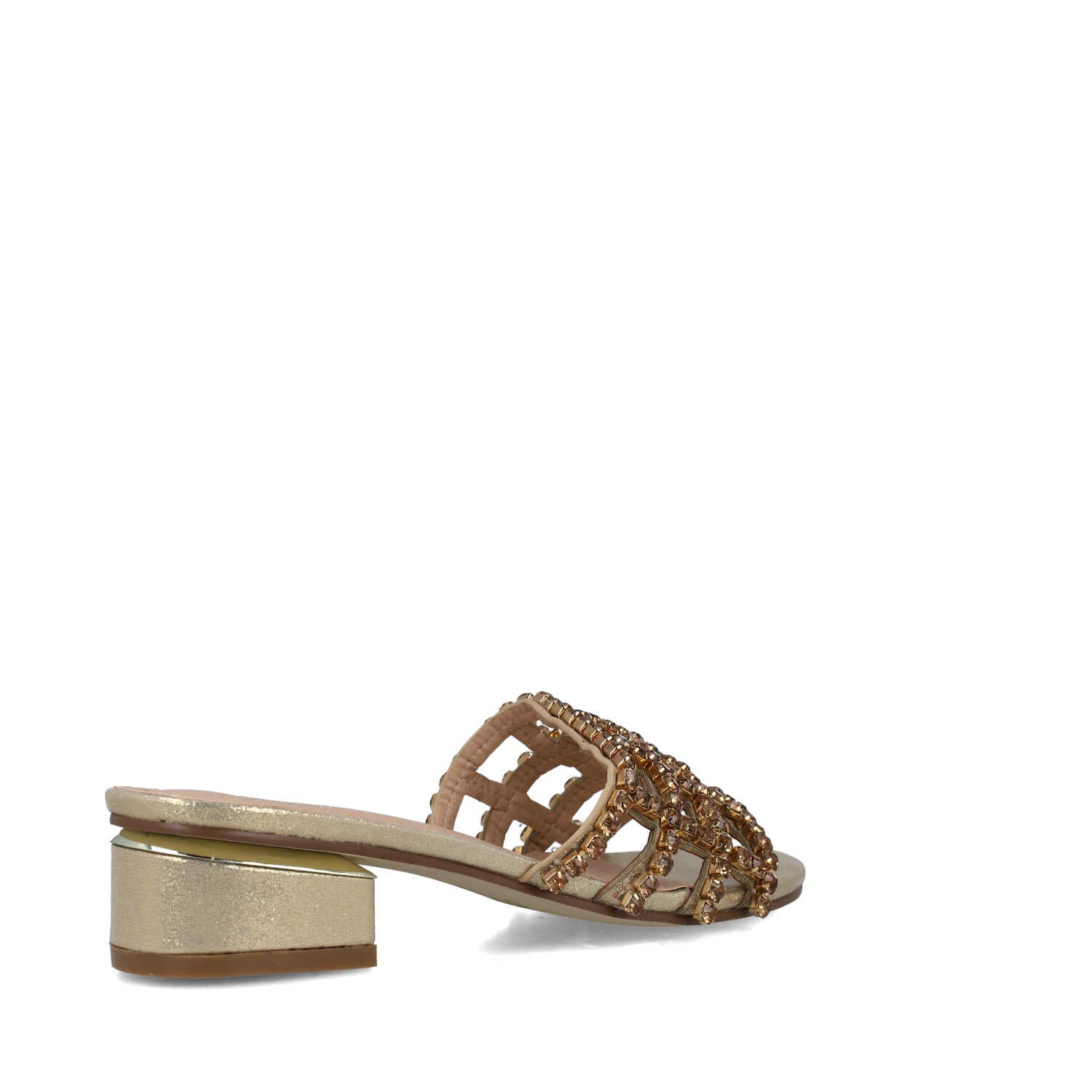 Gold Embellished Slippers