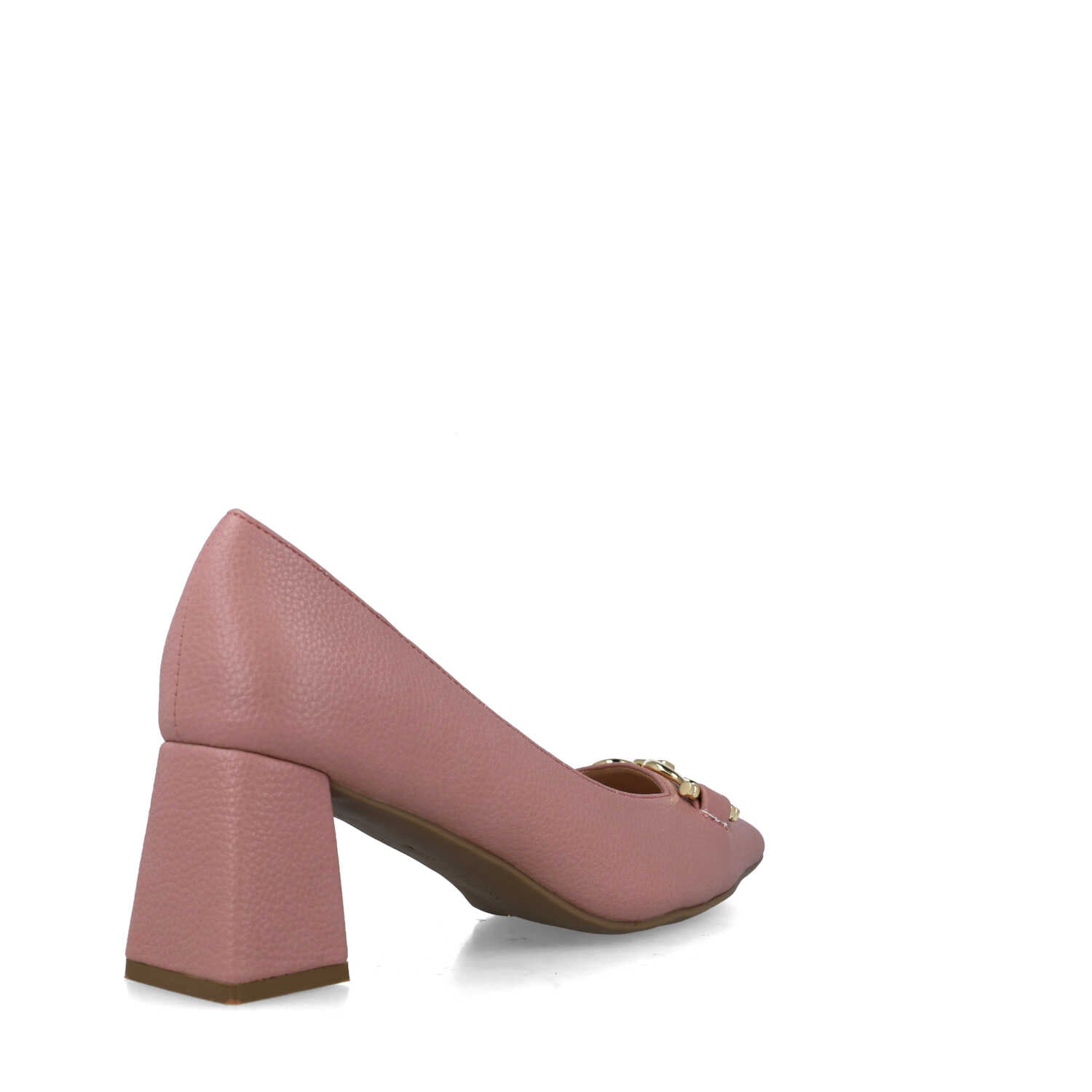 Pink Kitten-Heel Pumps