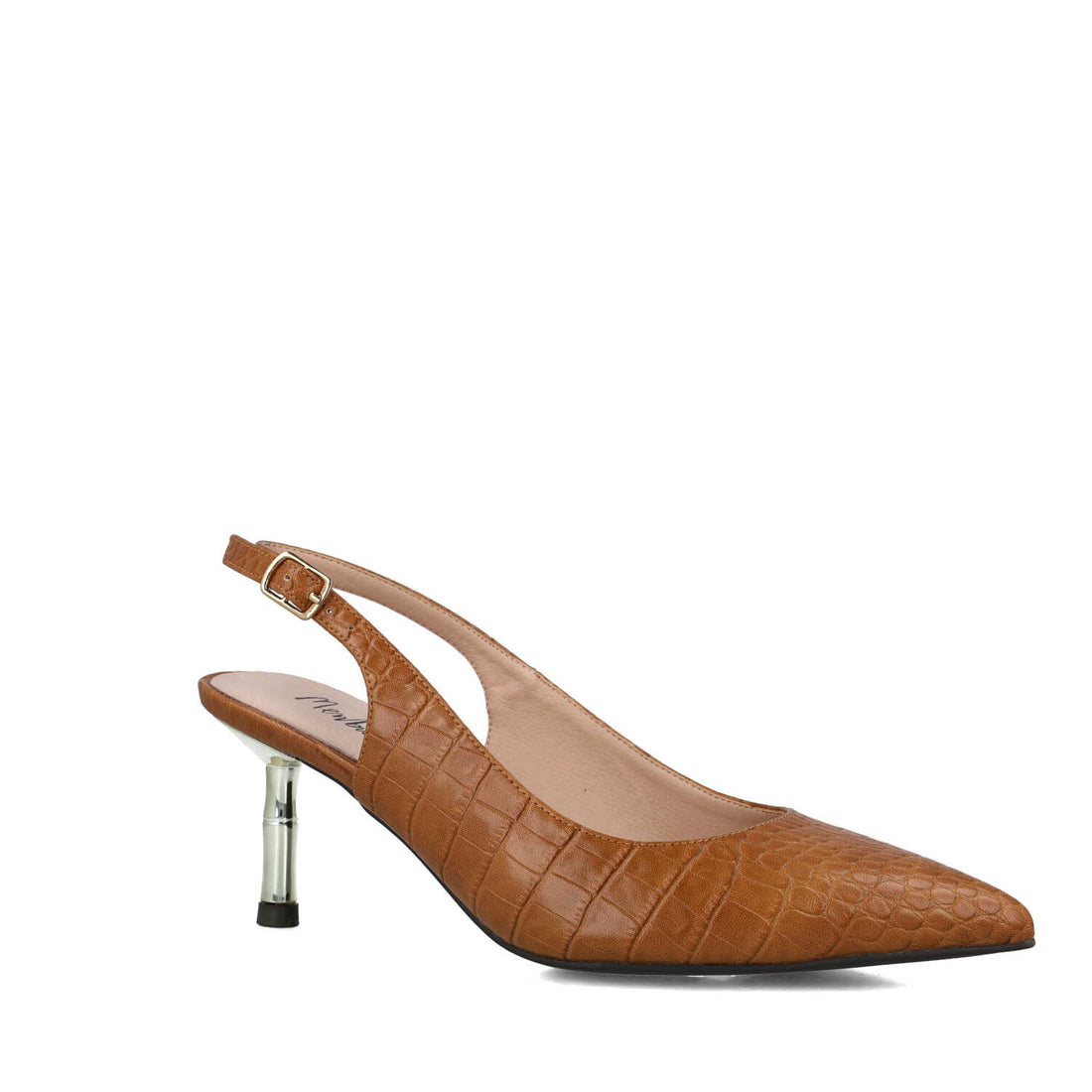 Brown Slingback Pumps