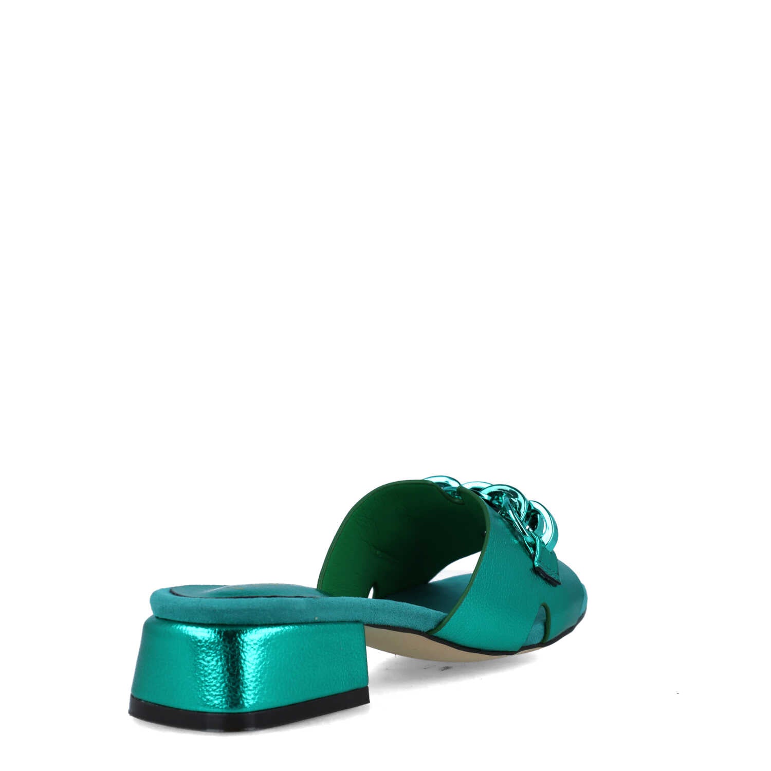 Green Slipper Mules