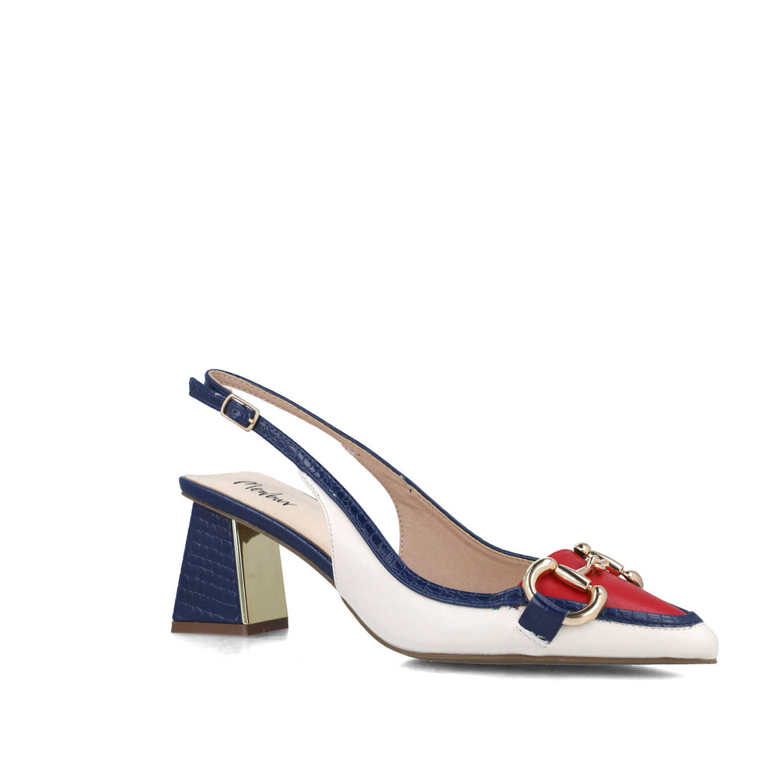 Multi-Colored Slingback Pumps