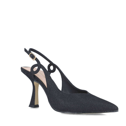 Black Slingback Pumps