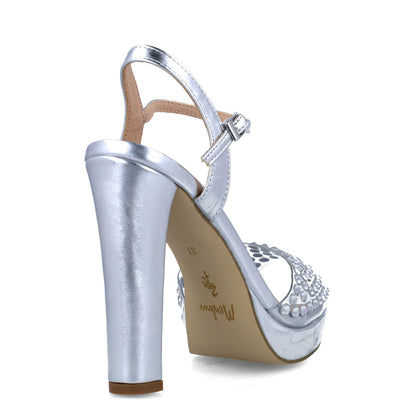 Silver Evening Shoes