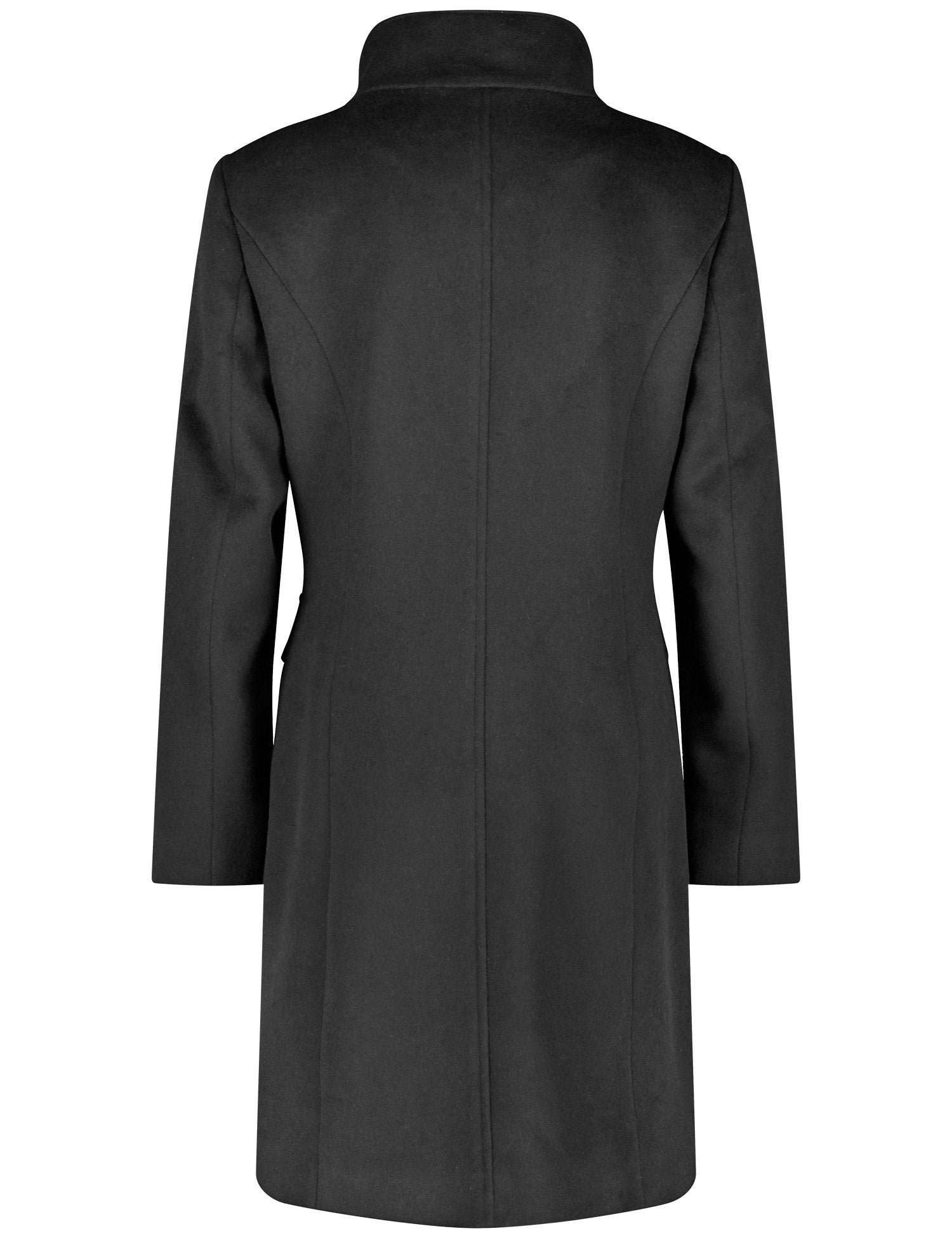 Short Wool Coat With A Stand Up Collar_250235-31131_11000_03