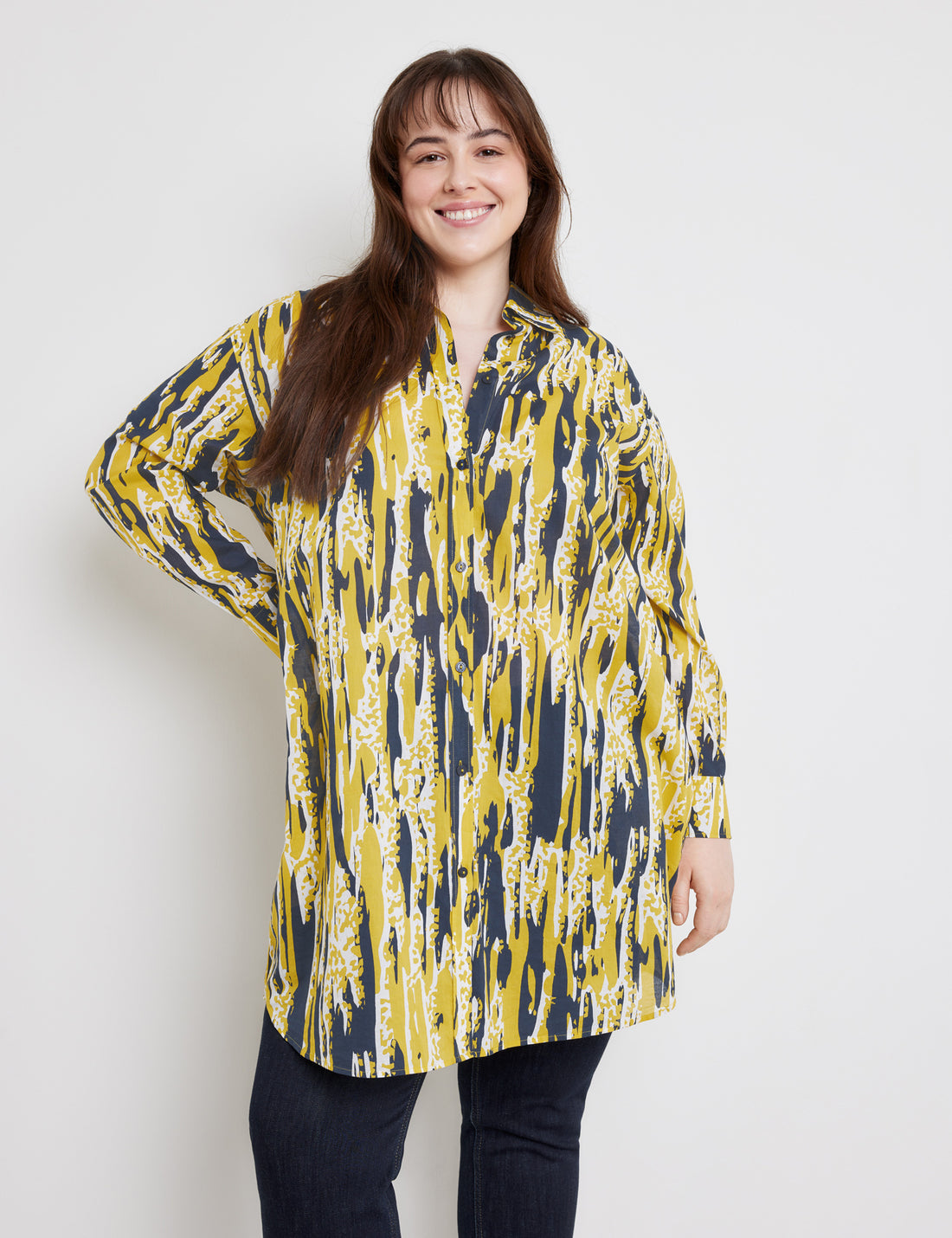Long Blouse With A Print