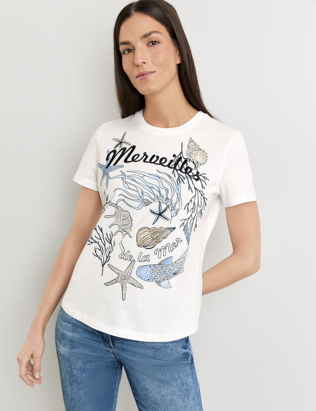 T-Shirt With A Nautical Front Print_270023-44027_99700_01