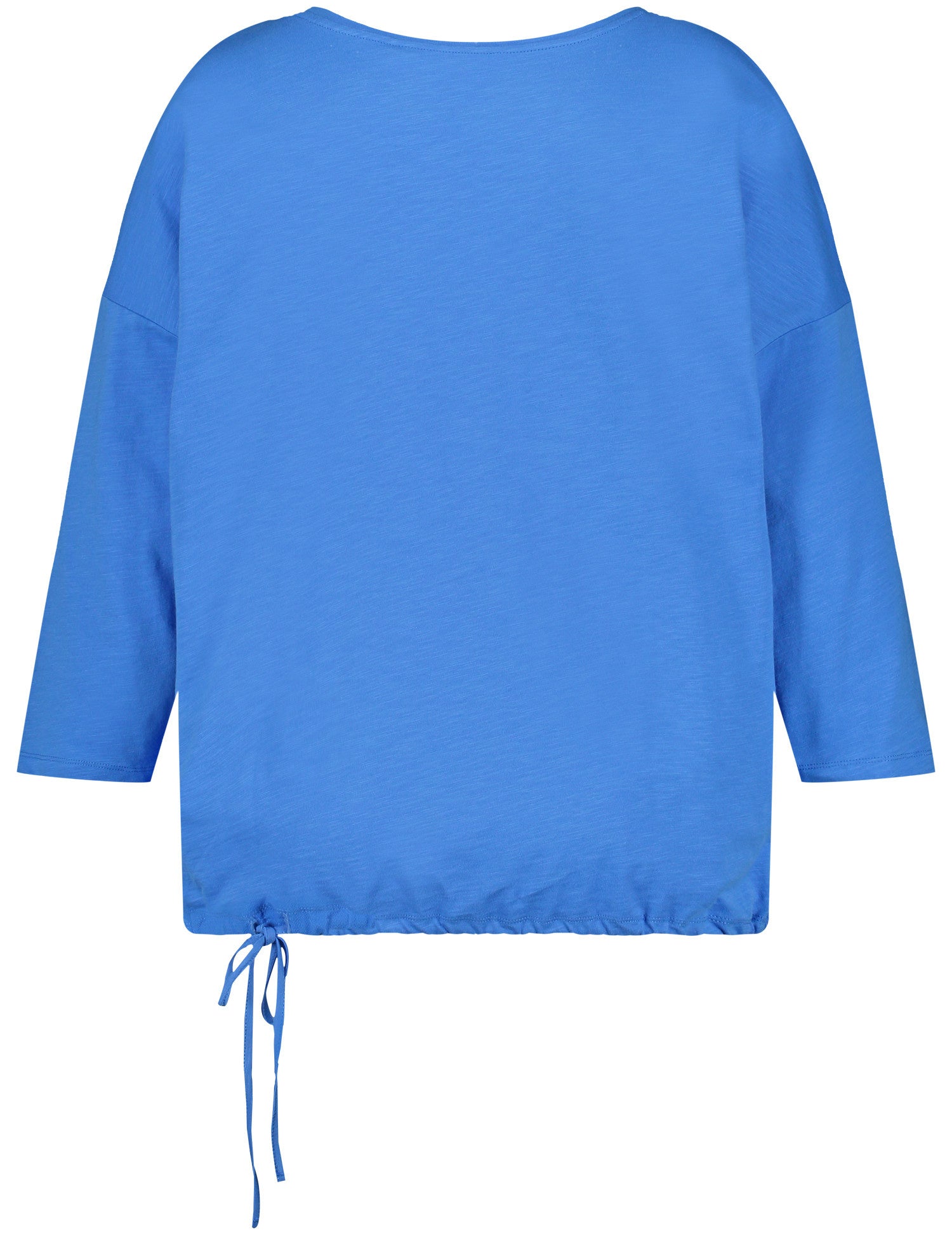 3/4-Sleeve Top In A Panelled Look Samoon