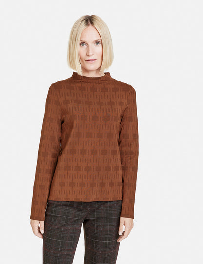 Jumper With A Short Stand Up Collar And A Jacquard Pattern_271022-35719_60703_07