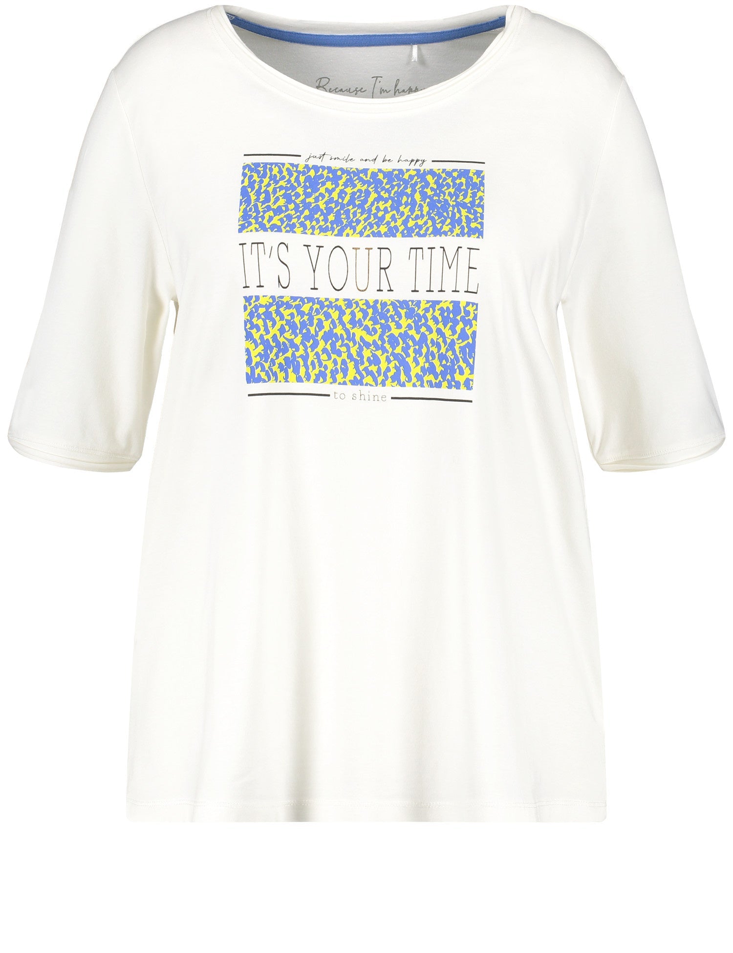 T-Shirt With A Front Print Samoon