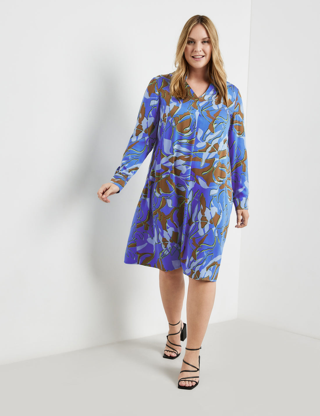 Blouse Dress With A Print