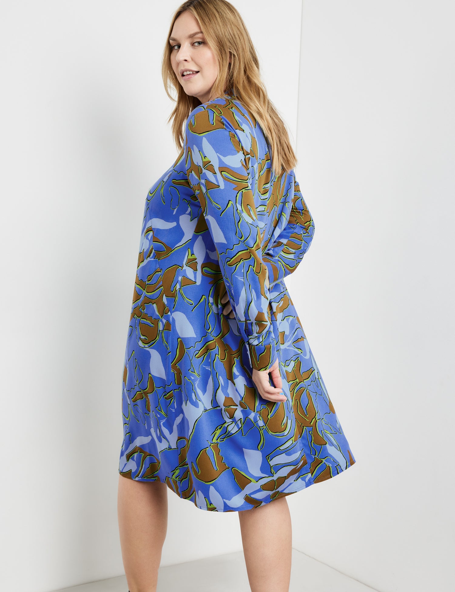 Blouse Dress With A Print