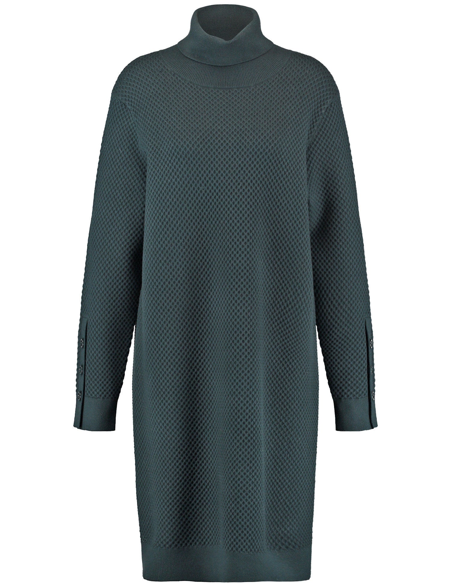 Knit Dress With A Polo Collar And A Button Detail On The Sleeves_280106-35713_50939_02