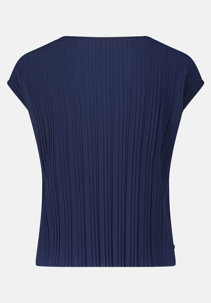 Round Neck Shirt With Pleats_2956-3363_8543_05