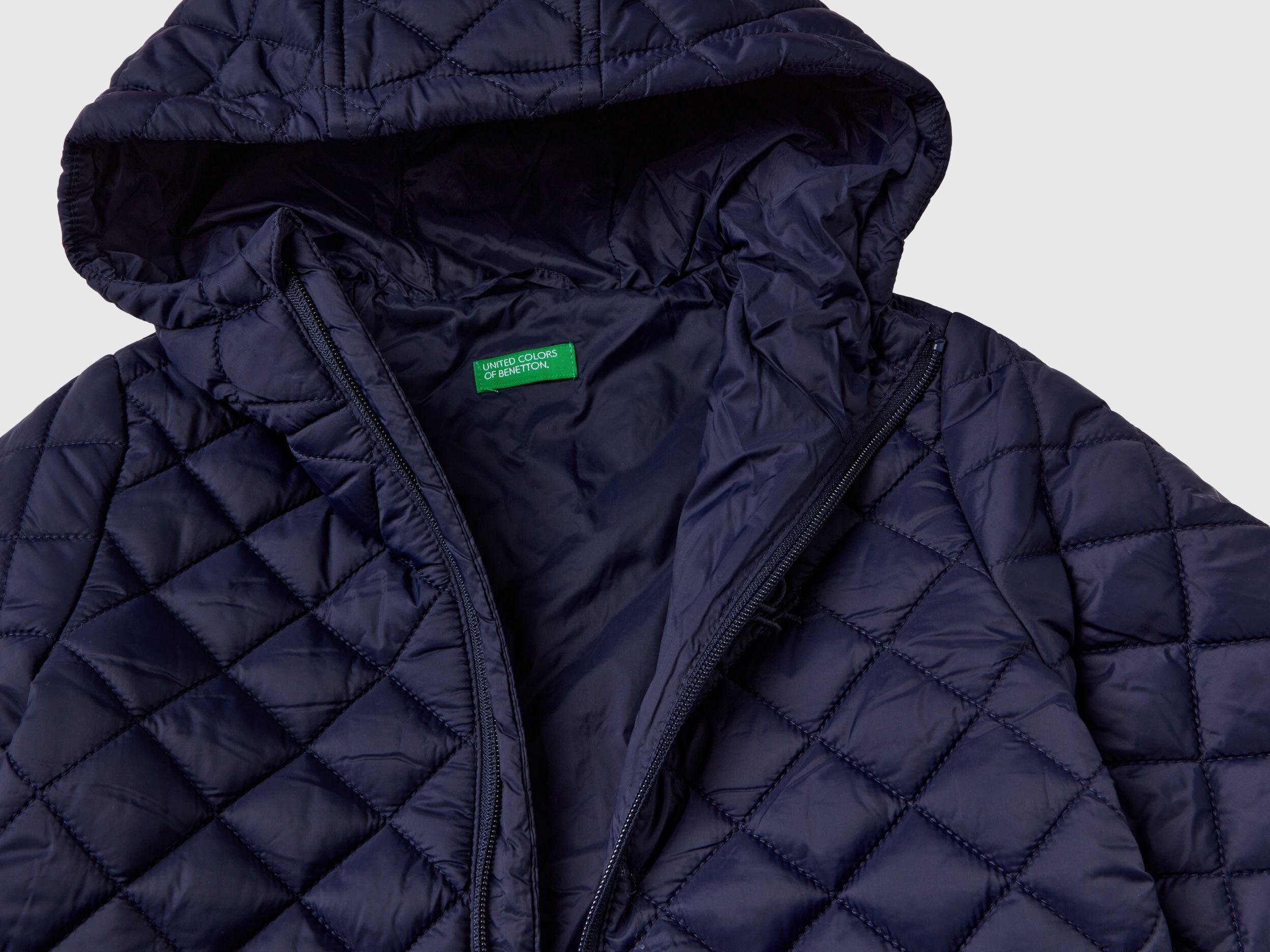 Quilted Jacket With Hood