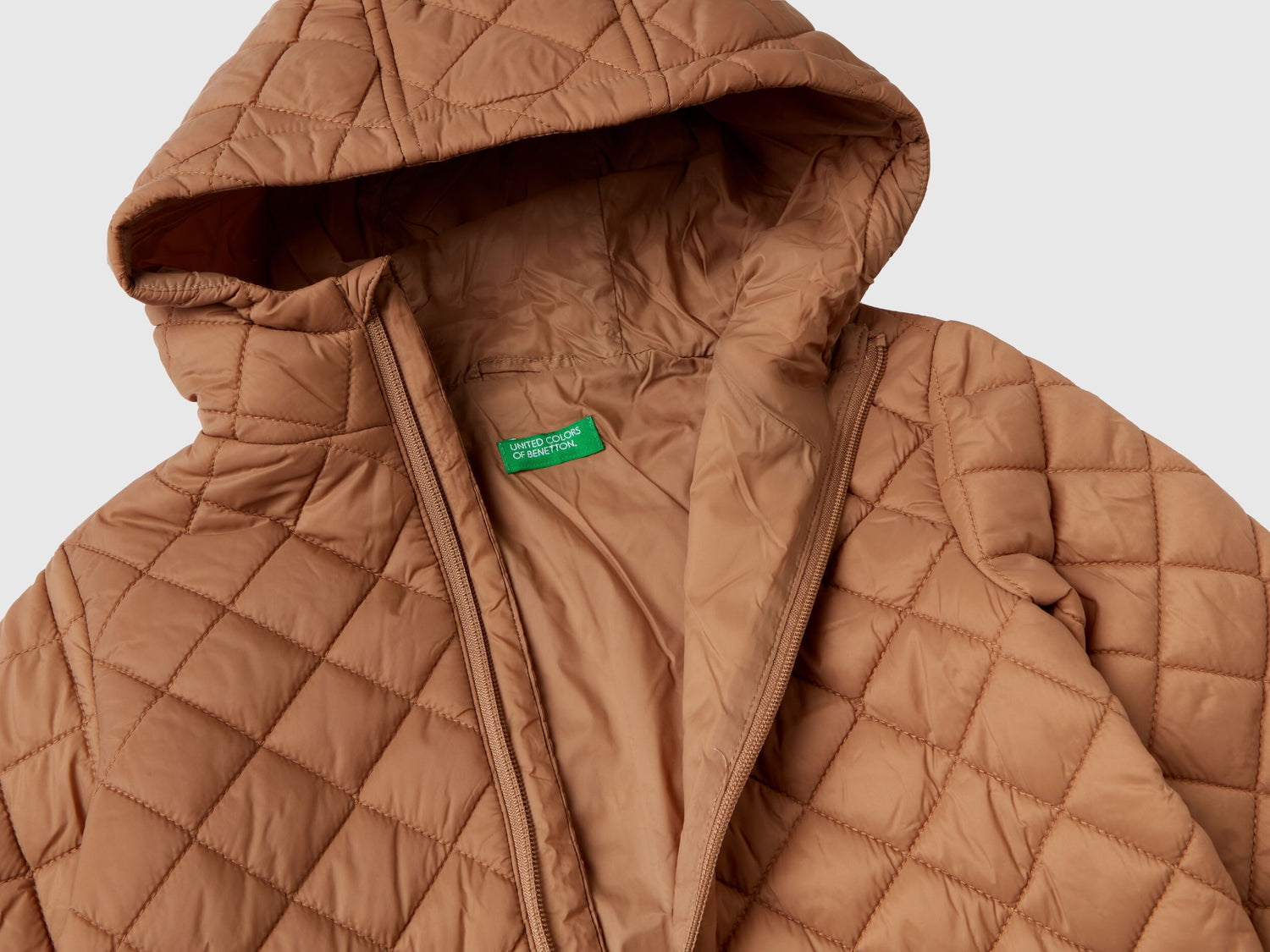 Quilted Jacket With Hood